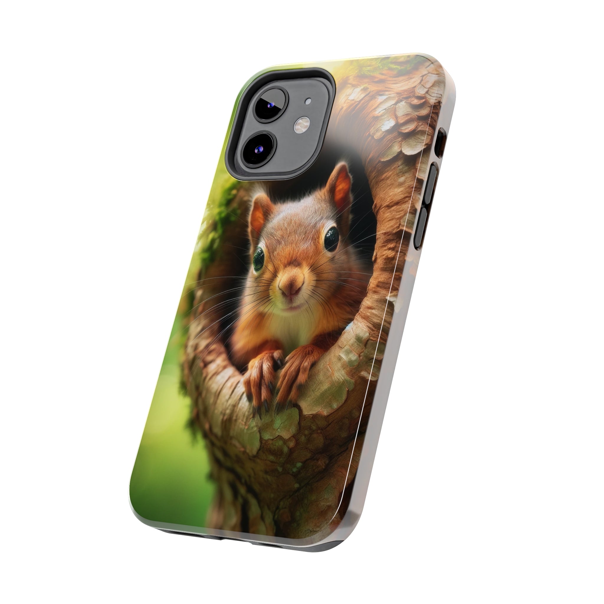 Squirrel in a tree - Tough Phone Case