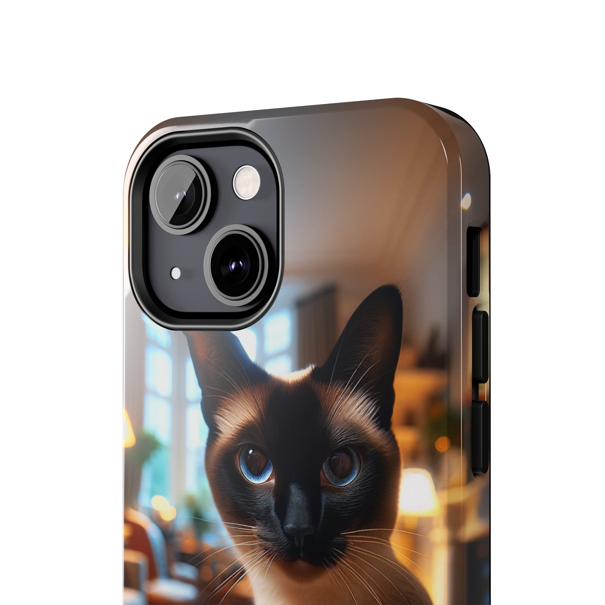 Curious cat - Tough Phone Case