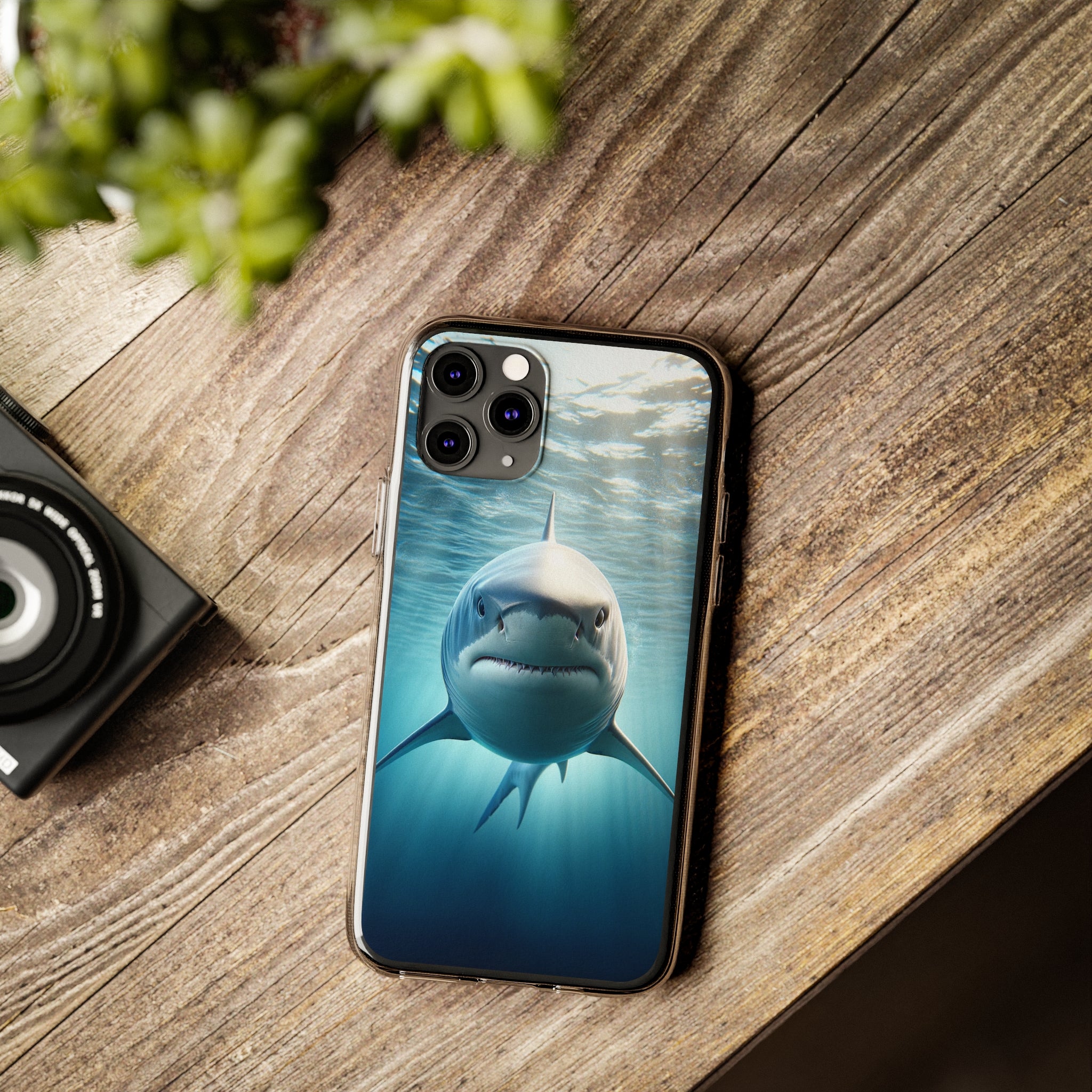 Curious Shark - Soft Phone Case