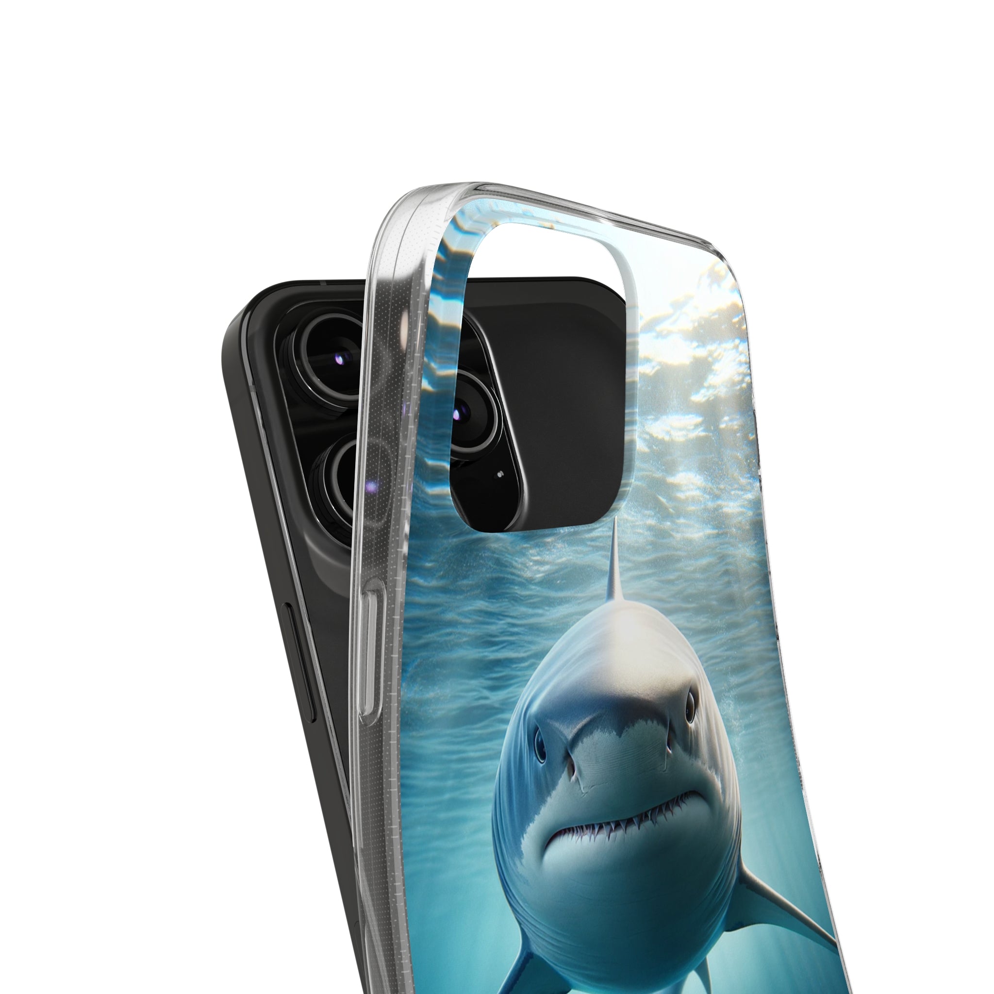 Curious Shark - Soft Phone Case