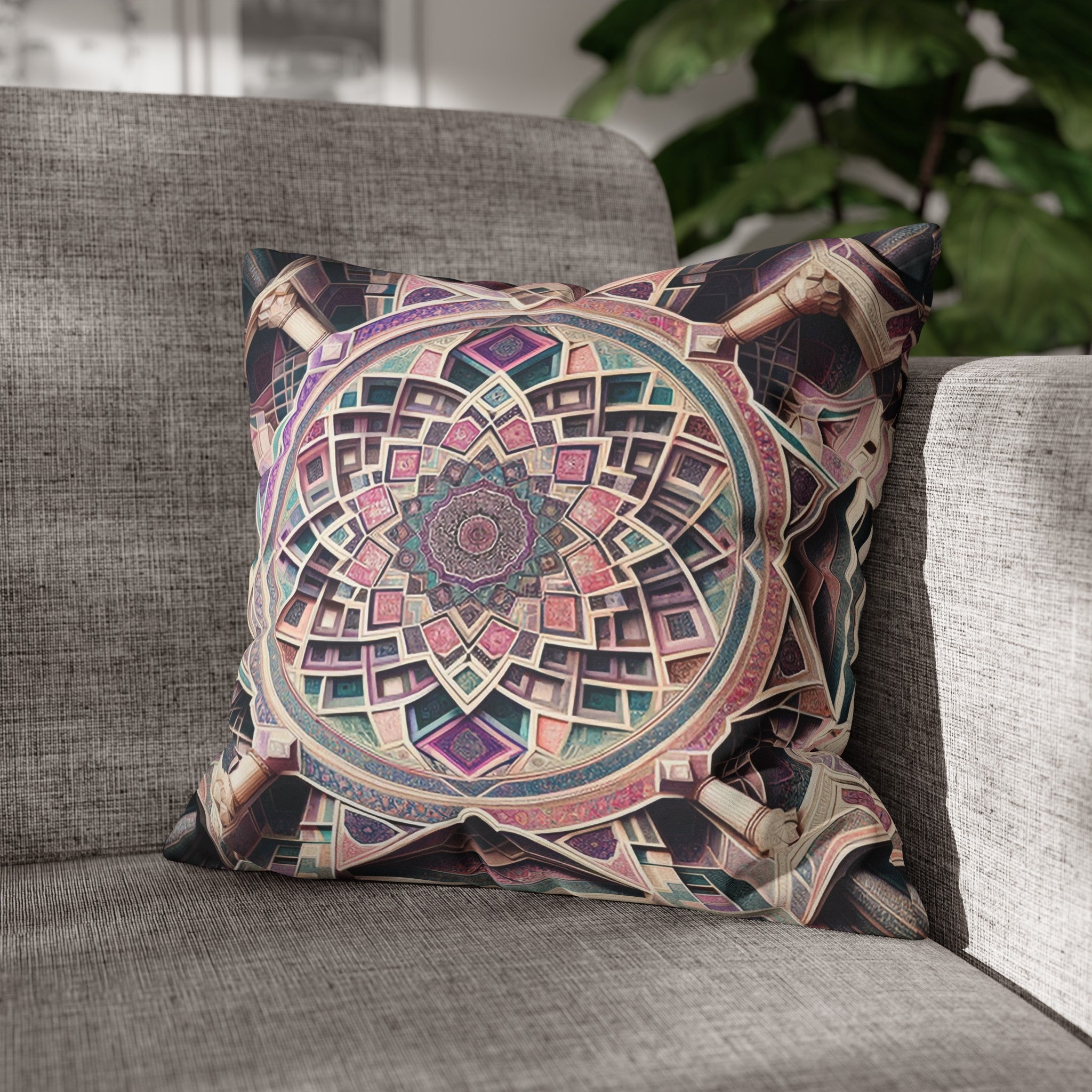 Persian Art (6) - Suede Square Pillowcase