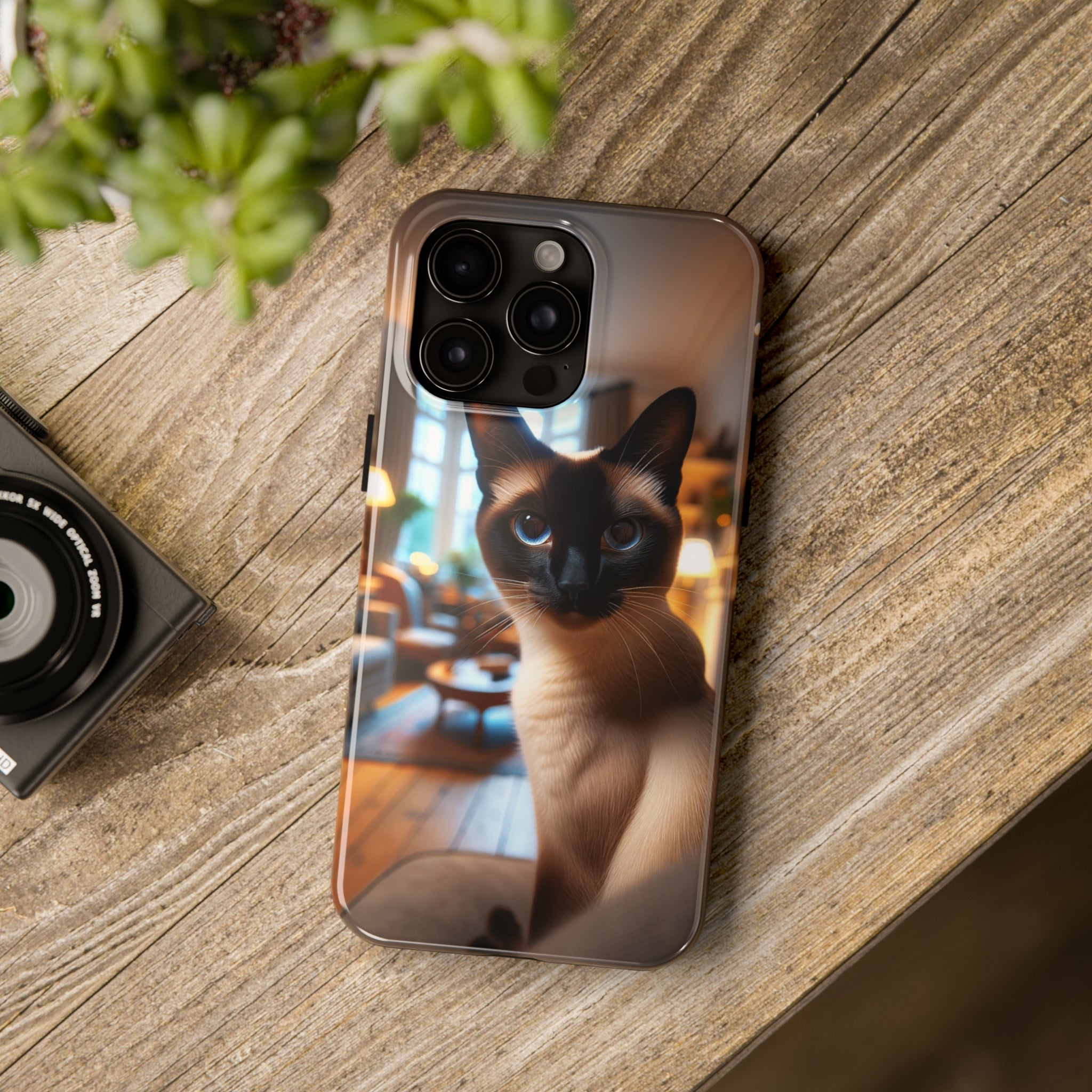 Curious cat - Tough Phone Case