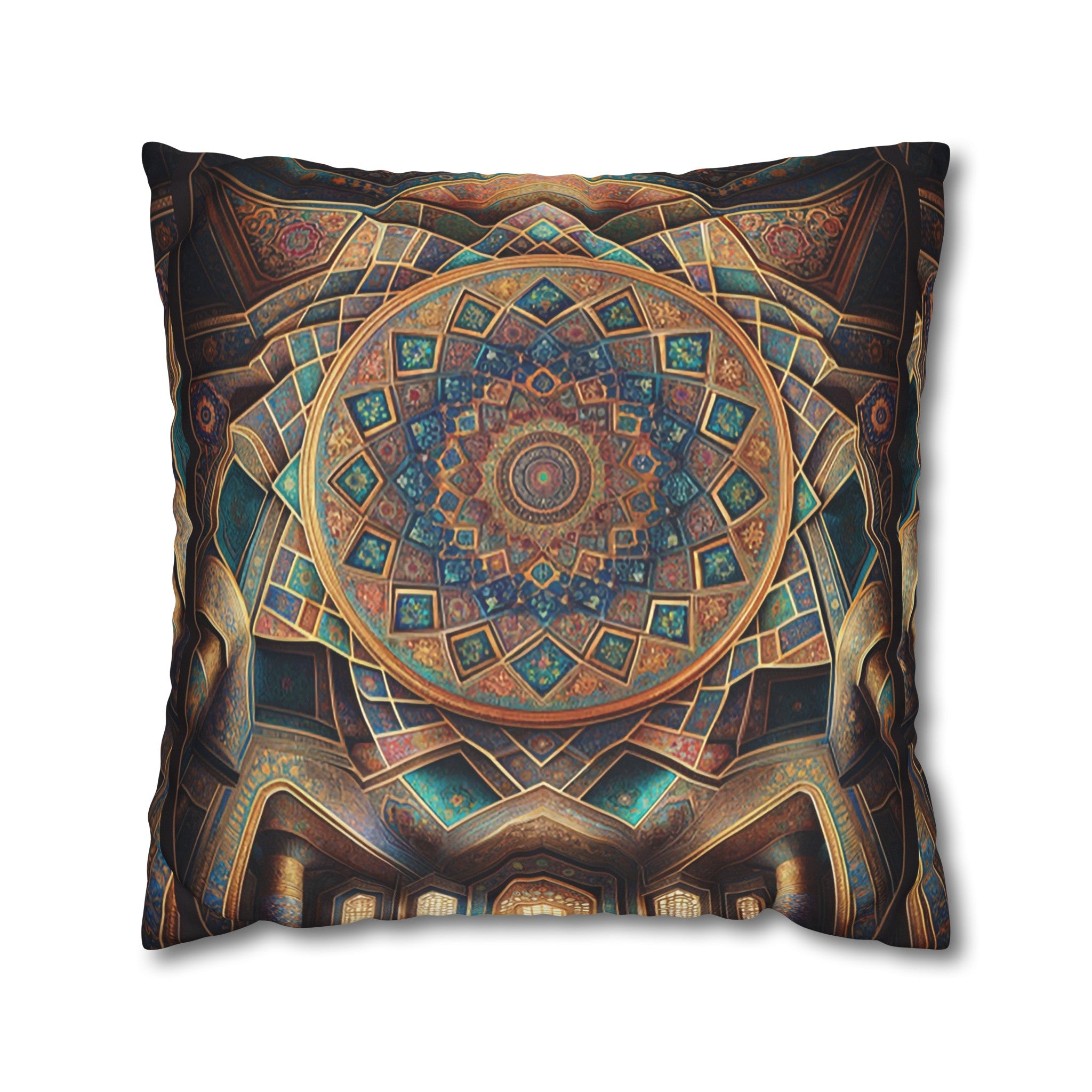 Persian Art (5) - Suede Square Pillowcase