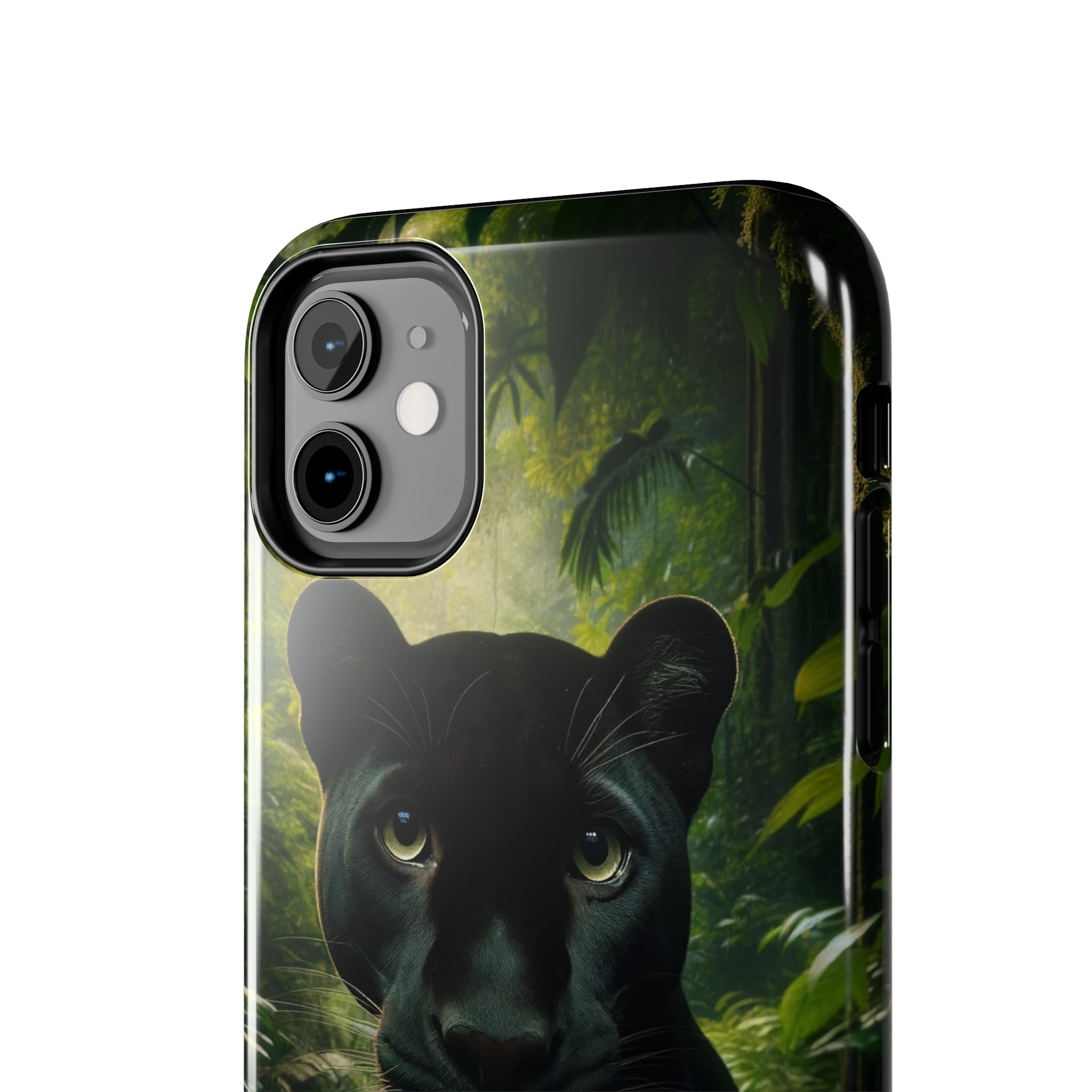 Curious black panther - Tough Phone Case