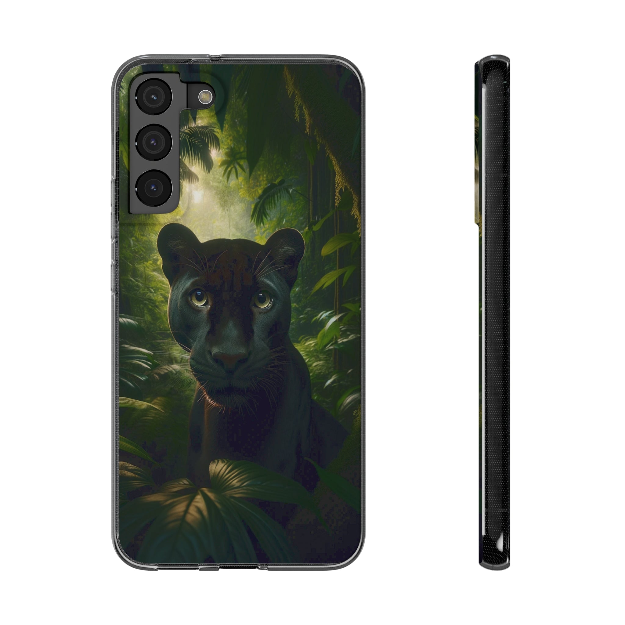 Curious Panther - Soft Phone Case