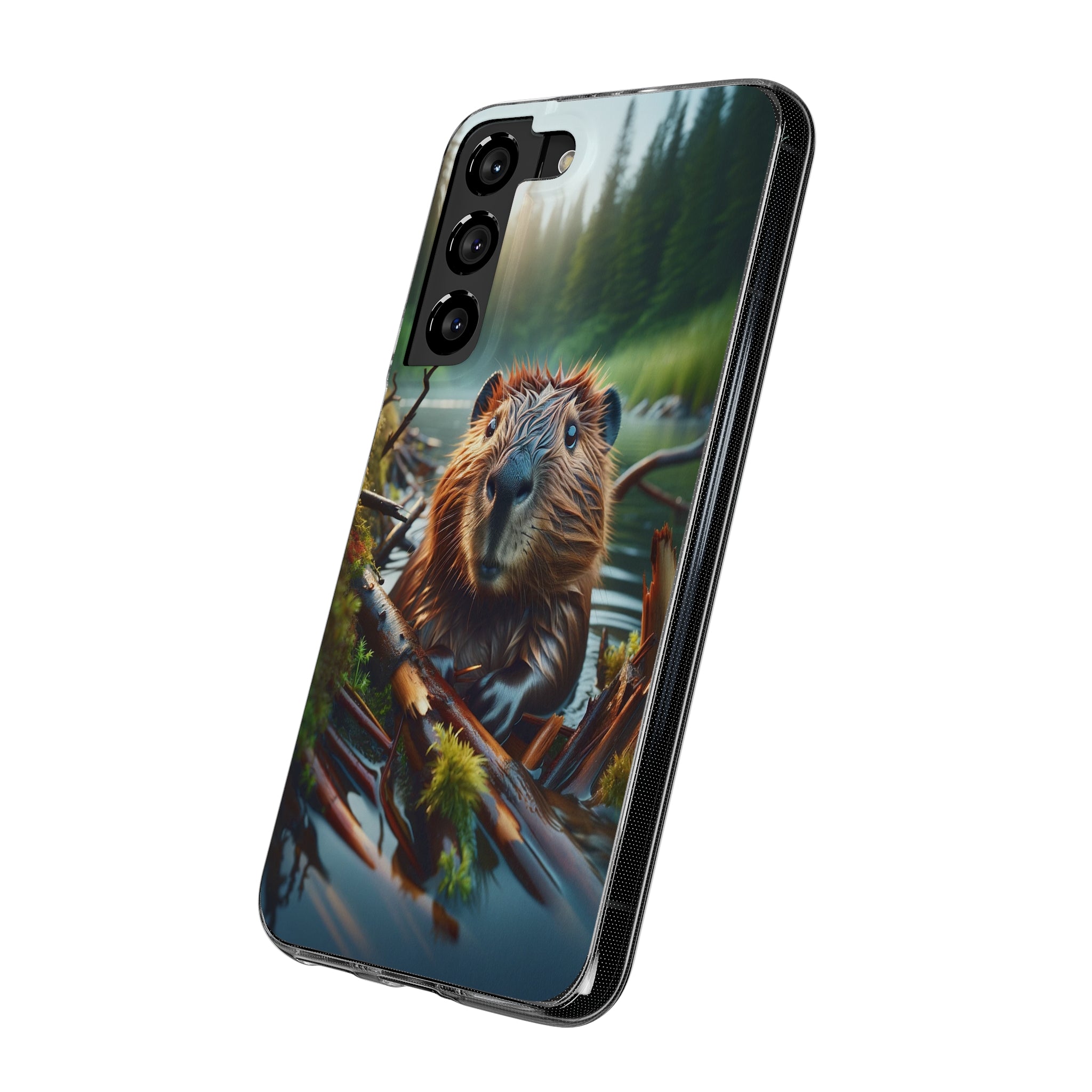 Curious Beaver - Soft Phone Case