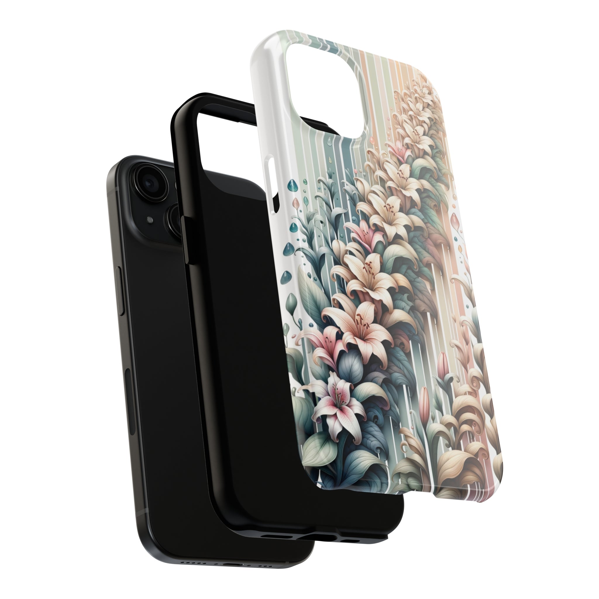 Pastel lilies - Tough Phone Case