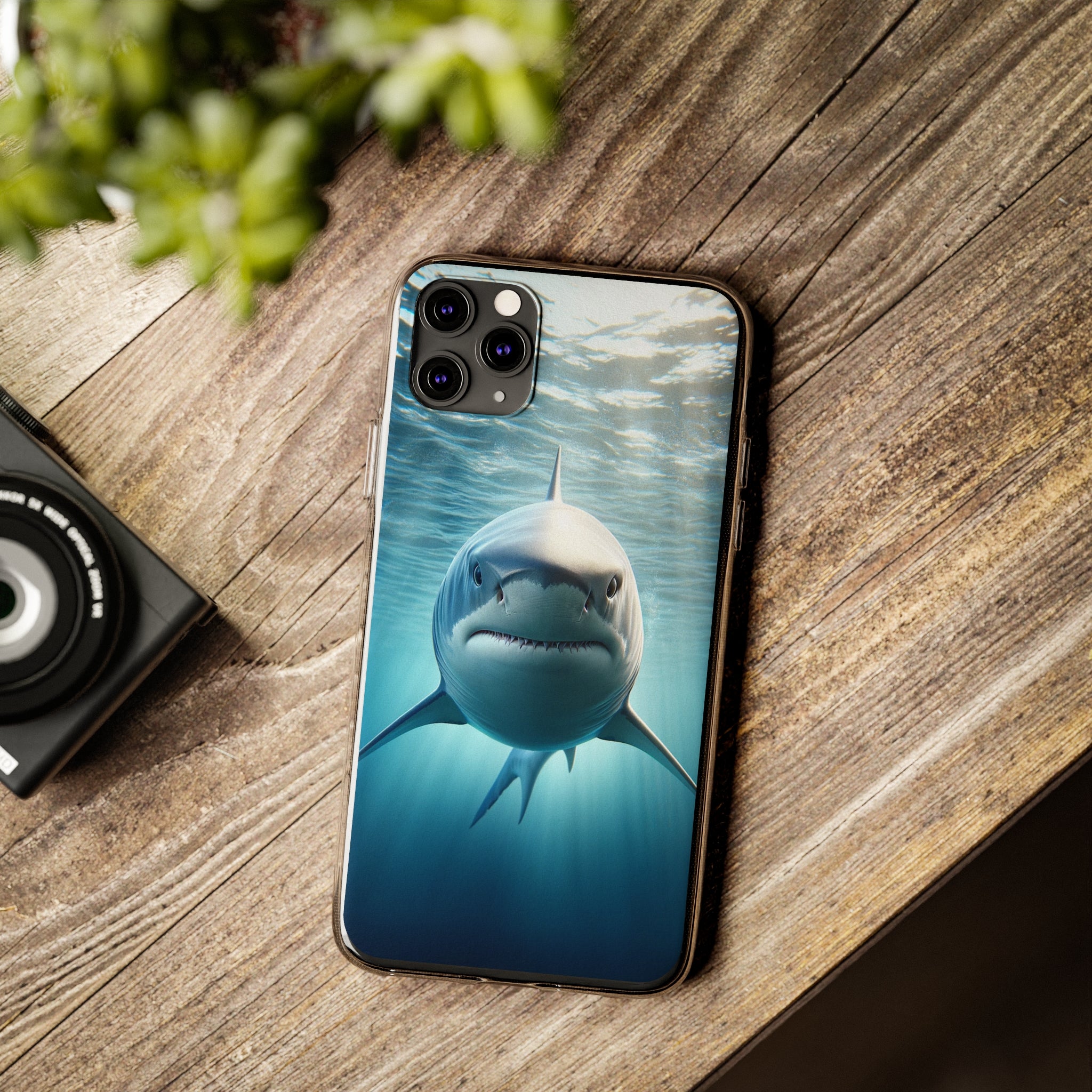 Curious Shark - Soft Phone Case