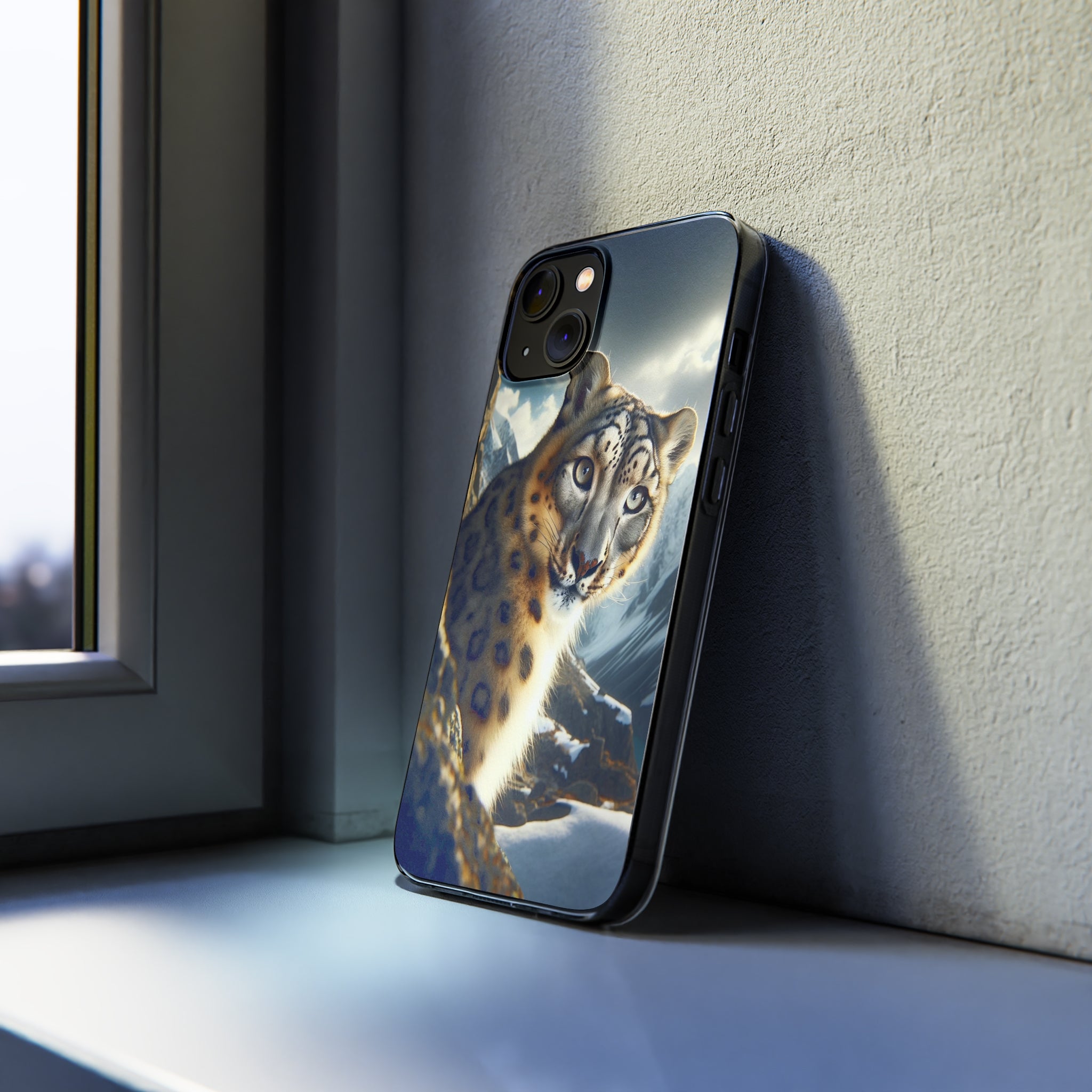 Snow Leopard - Soft Phone Case