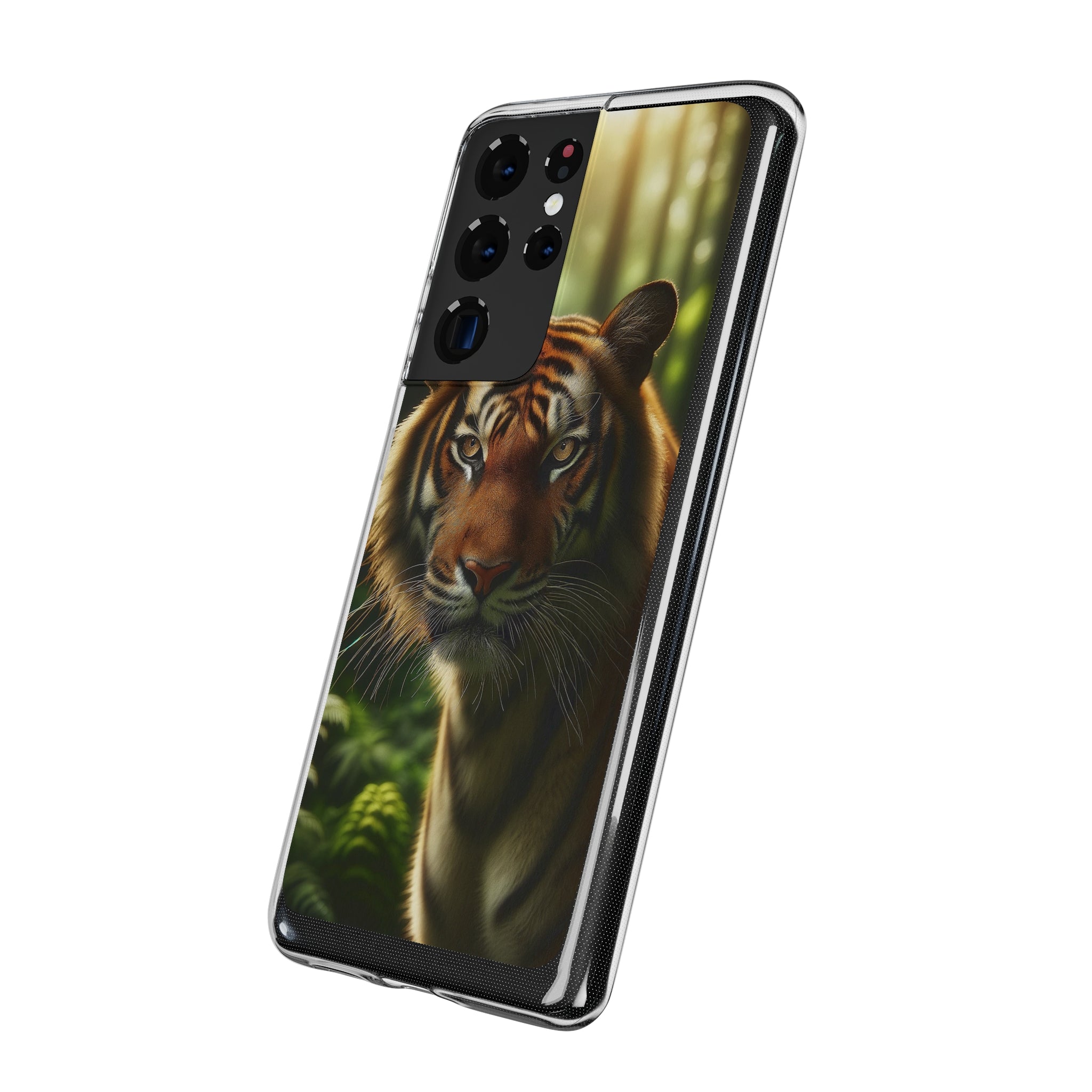 Curious Tiger - Soft Phone Case