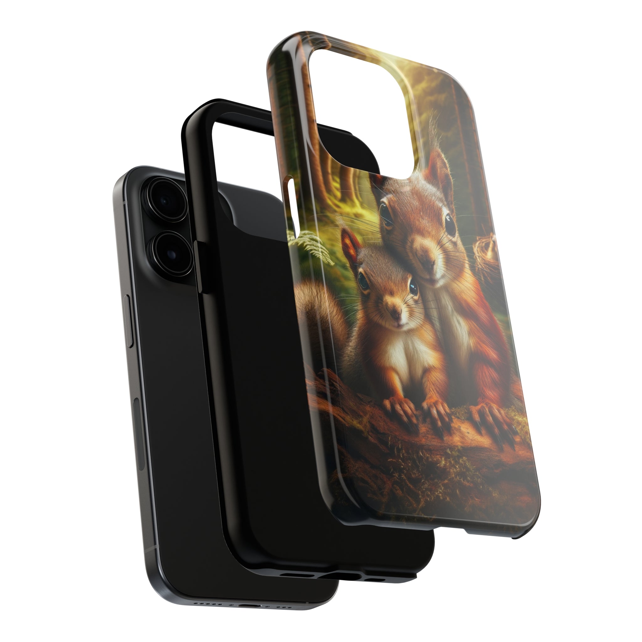 Two squirrels - Tough Phone Case