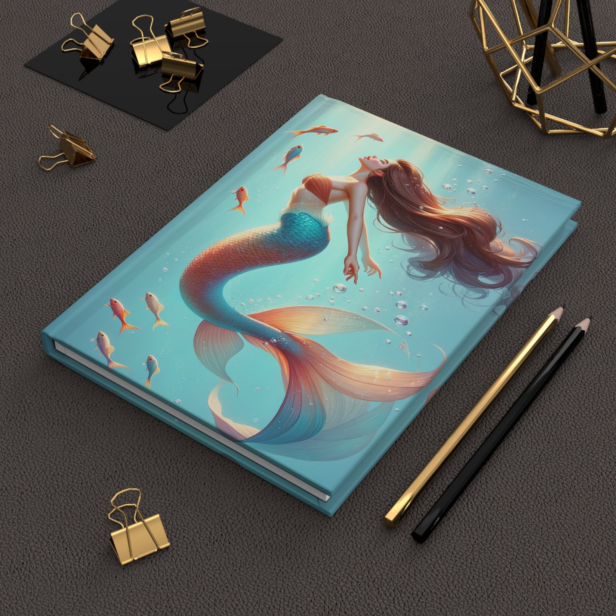 Mermaid - Hardcover Notebook