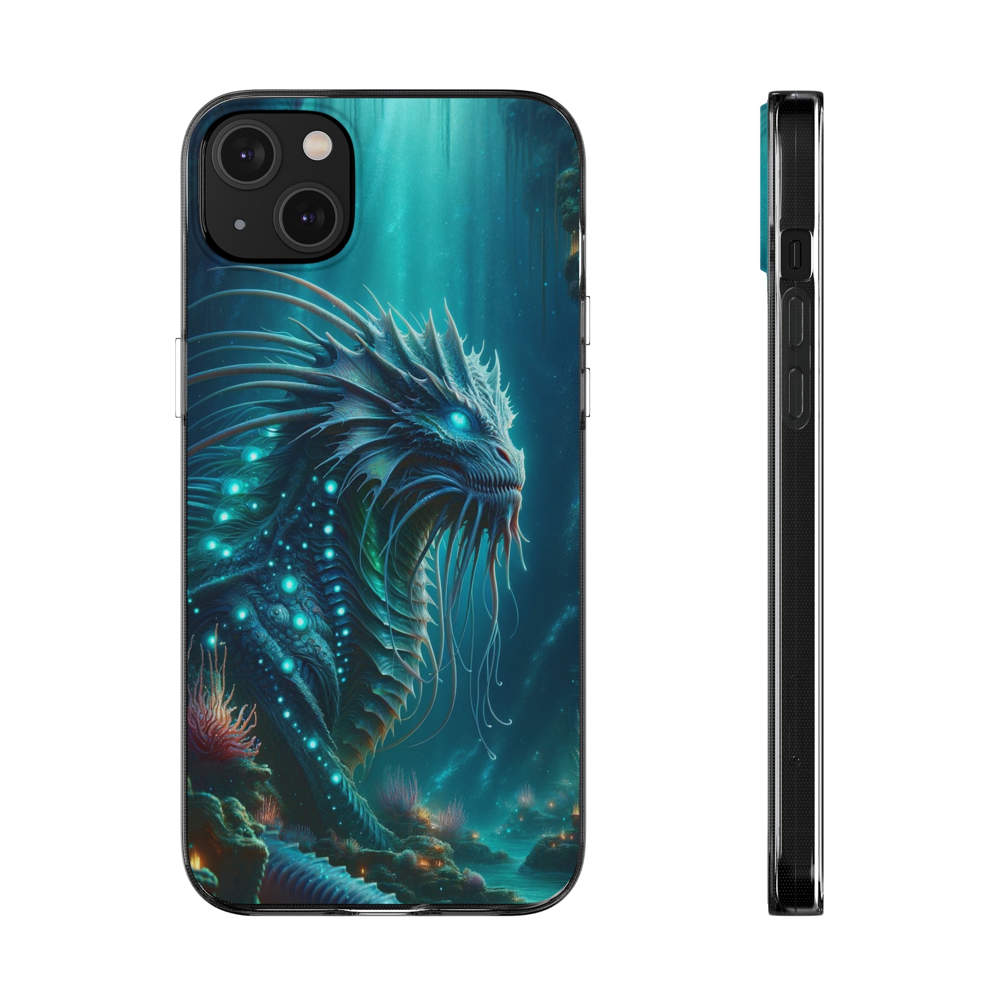 Sea monster - Soft Phone Case