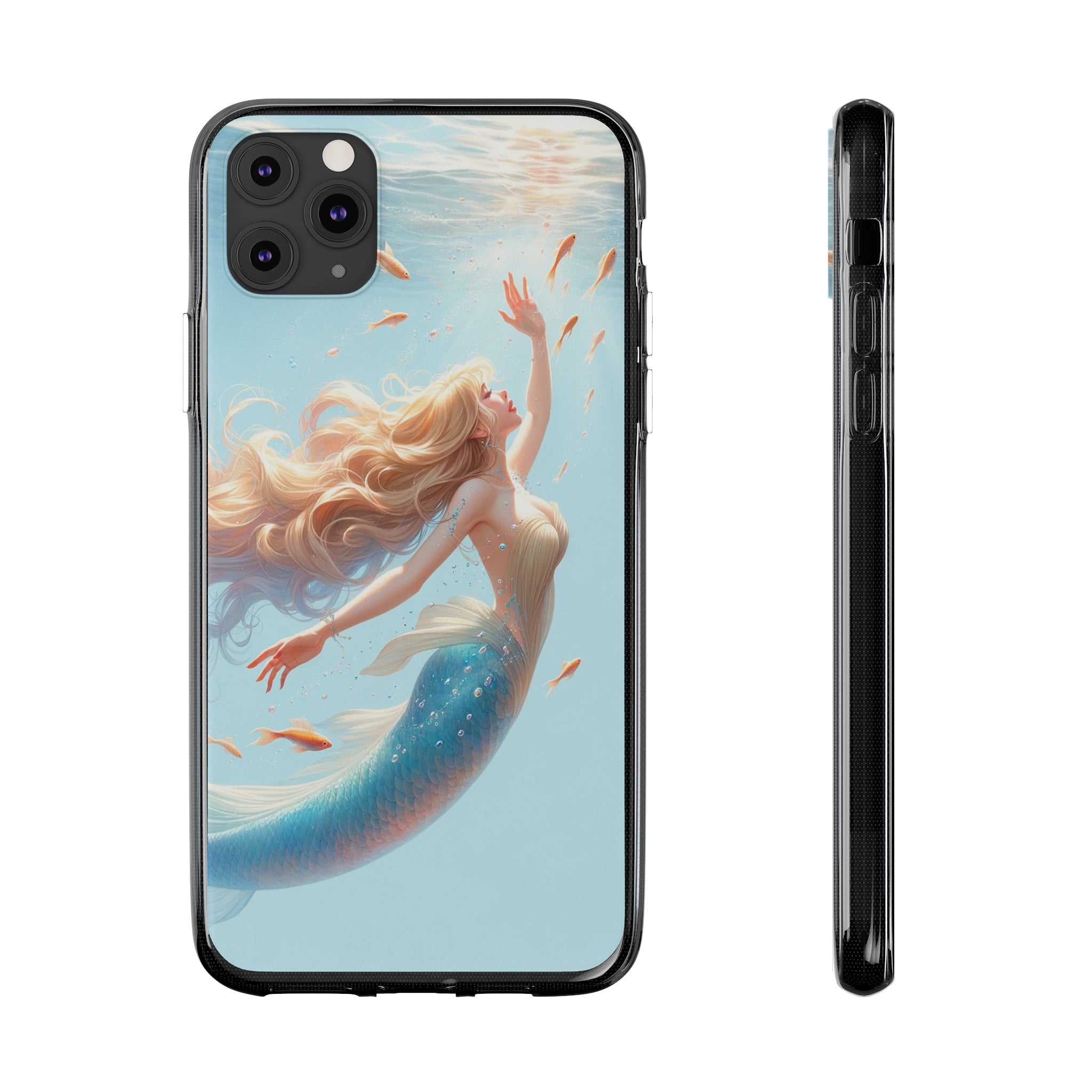 Blond Mermaid - Soft Phone Case