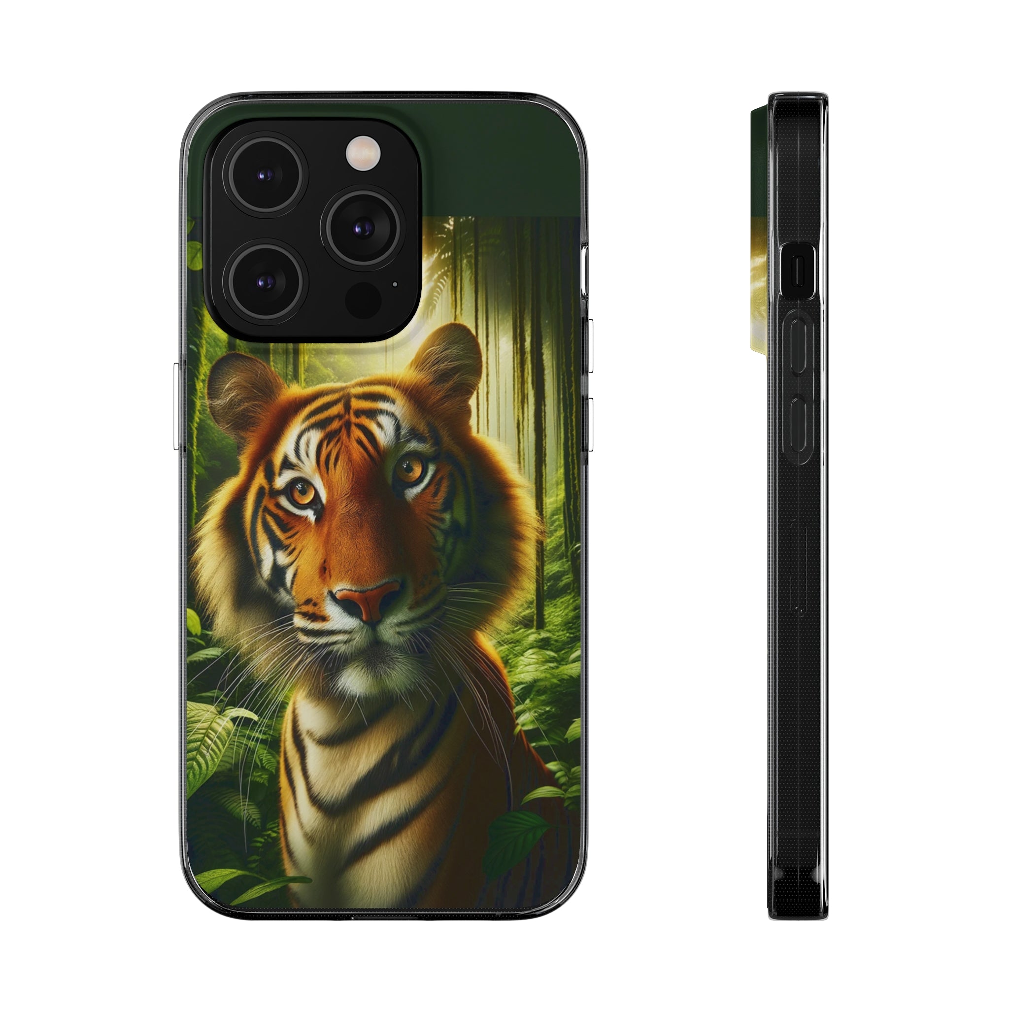 Curious Tiger - Soft Phone Cases