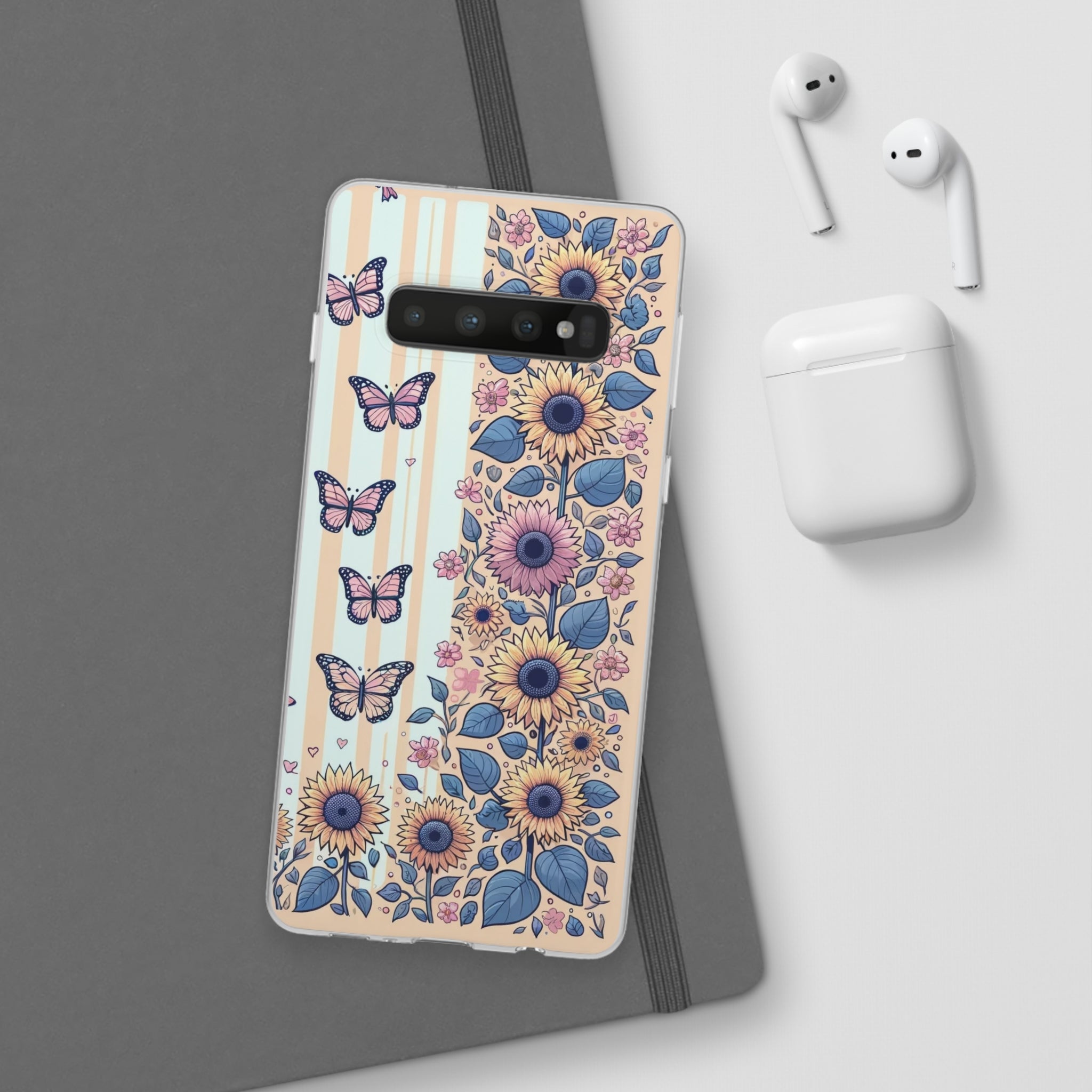 Sunflowers and butterflies - Flexi Case (Samsung only)