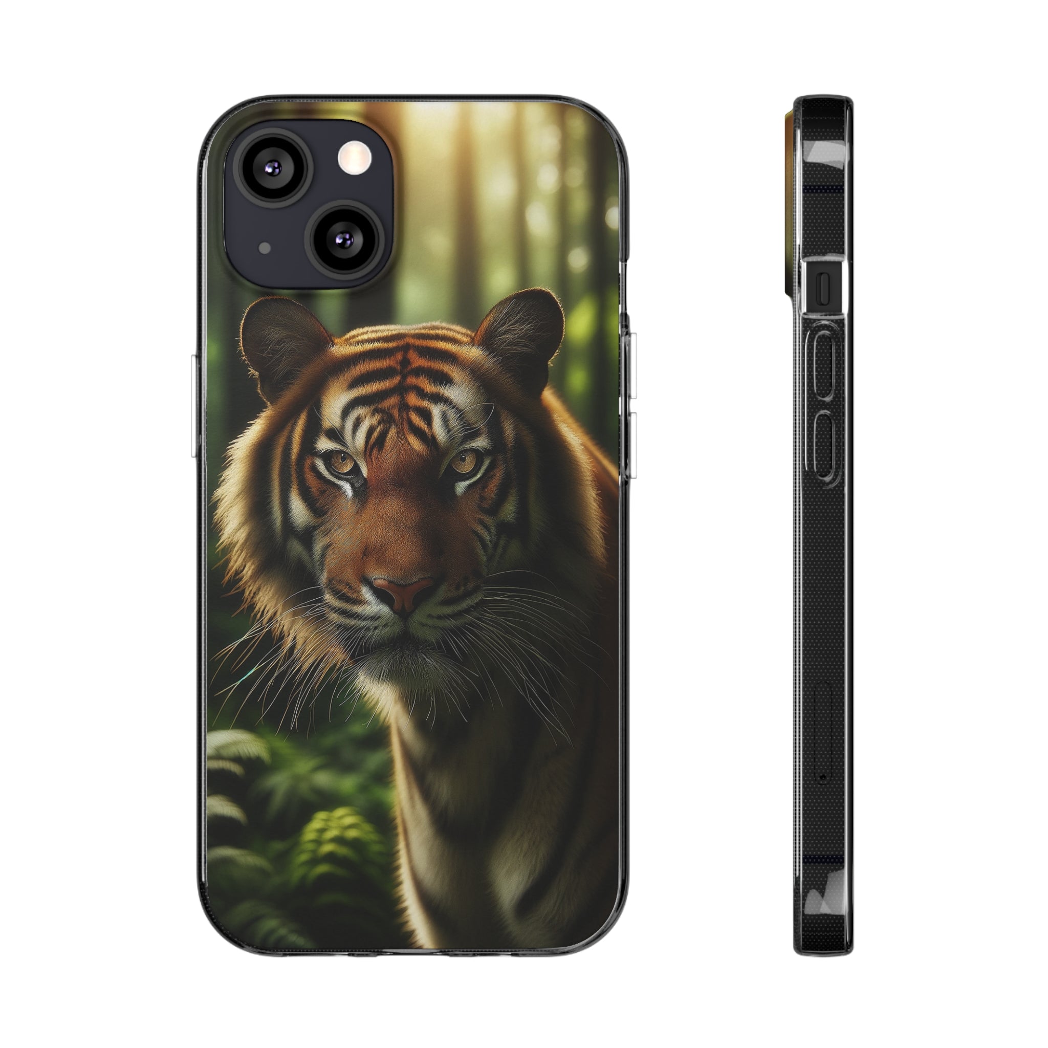 Curious Tiger - Soft Phone Case