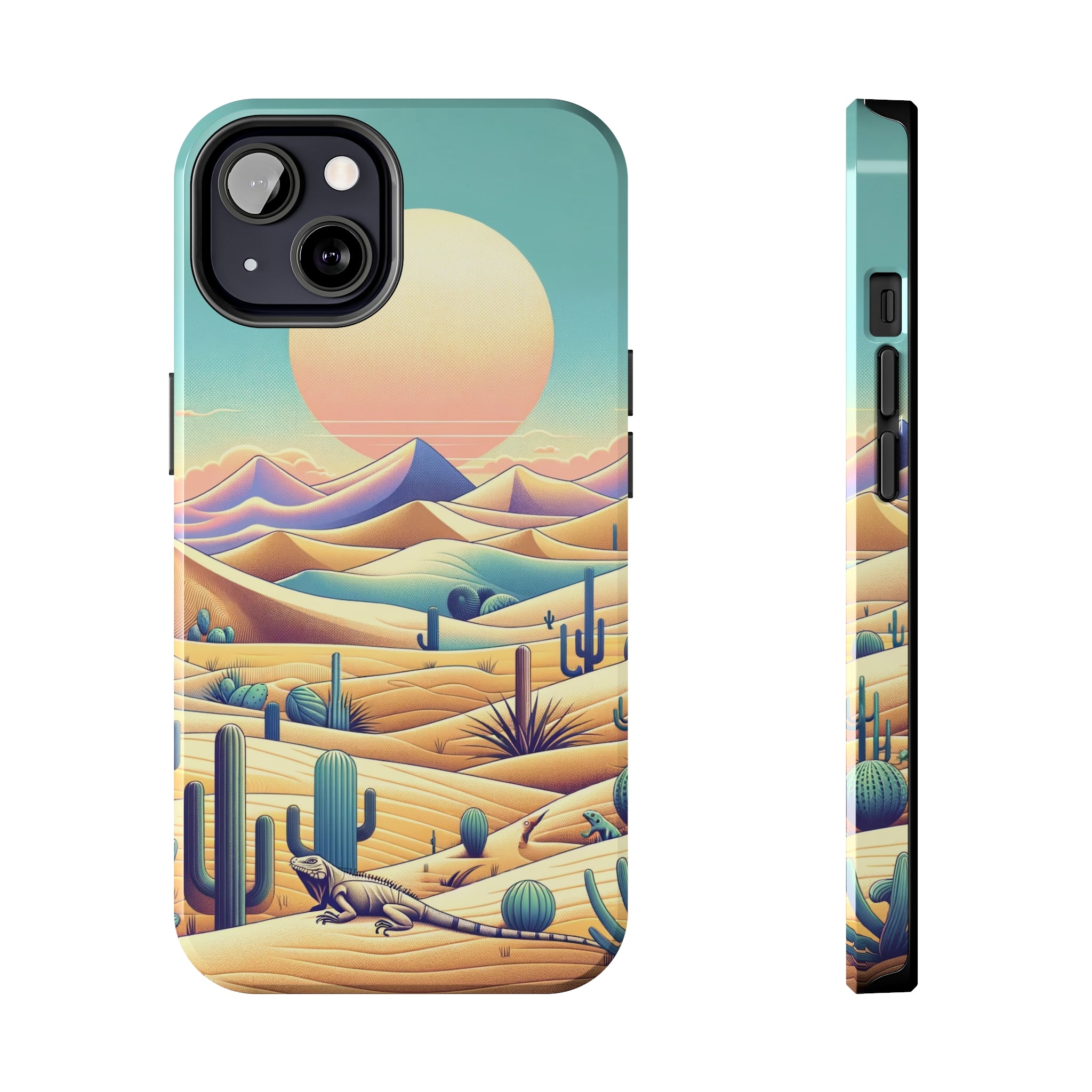 Iguana in the desert 2 - Tough Phone Case