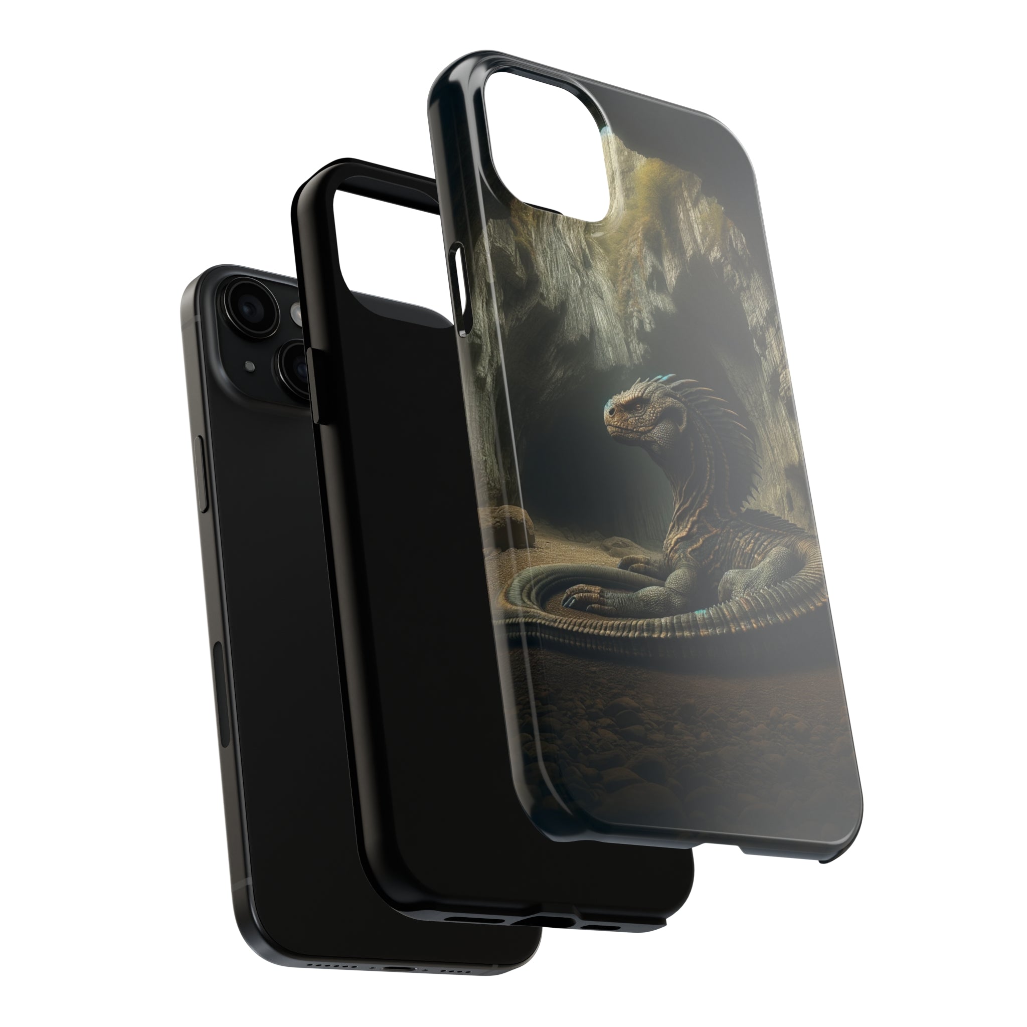 Basilisk in a cave - Tough Phone Case