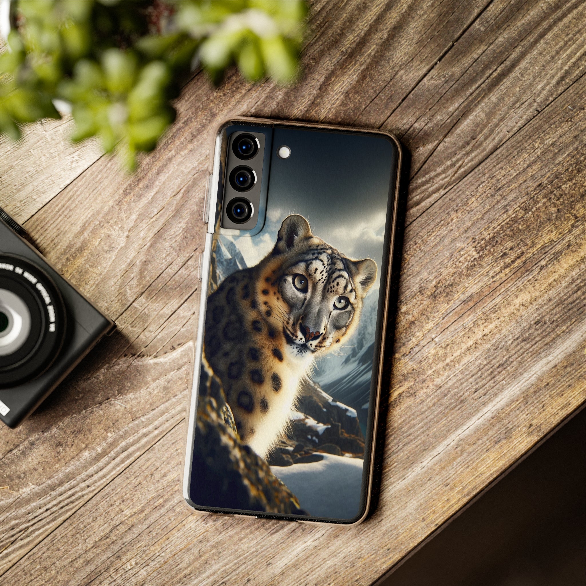 Snow Leopard - Soft Phone Case