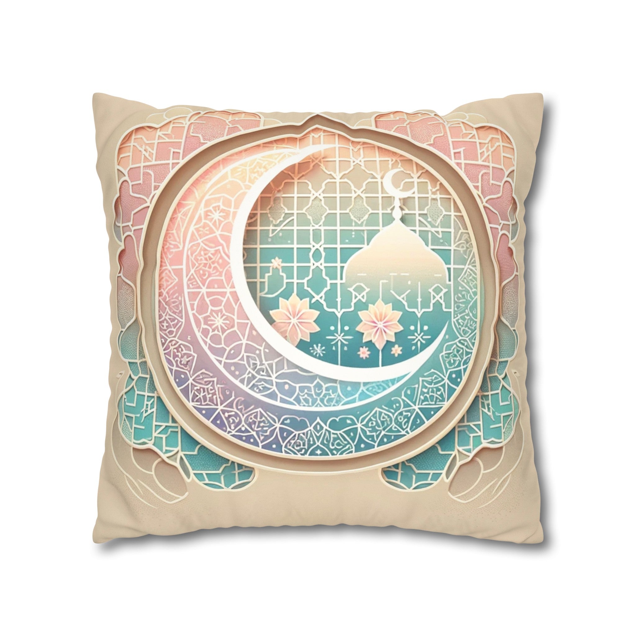 Islamic Art (3) - Suede Square Pillowcase