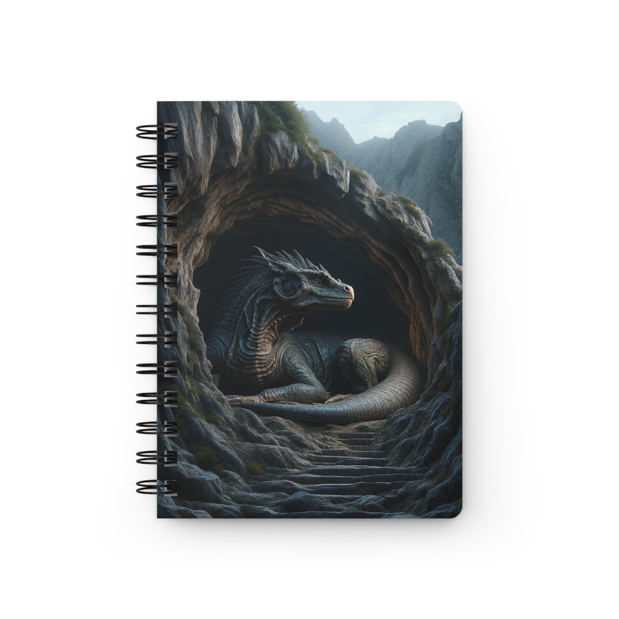 Basilisk in his cave - Spiral Notebook