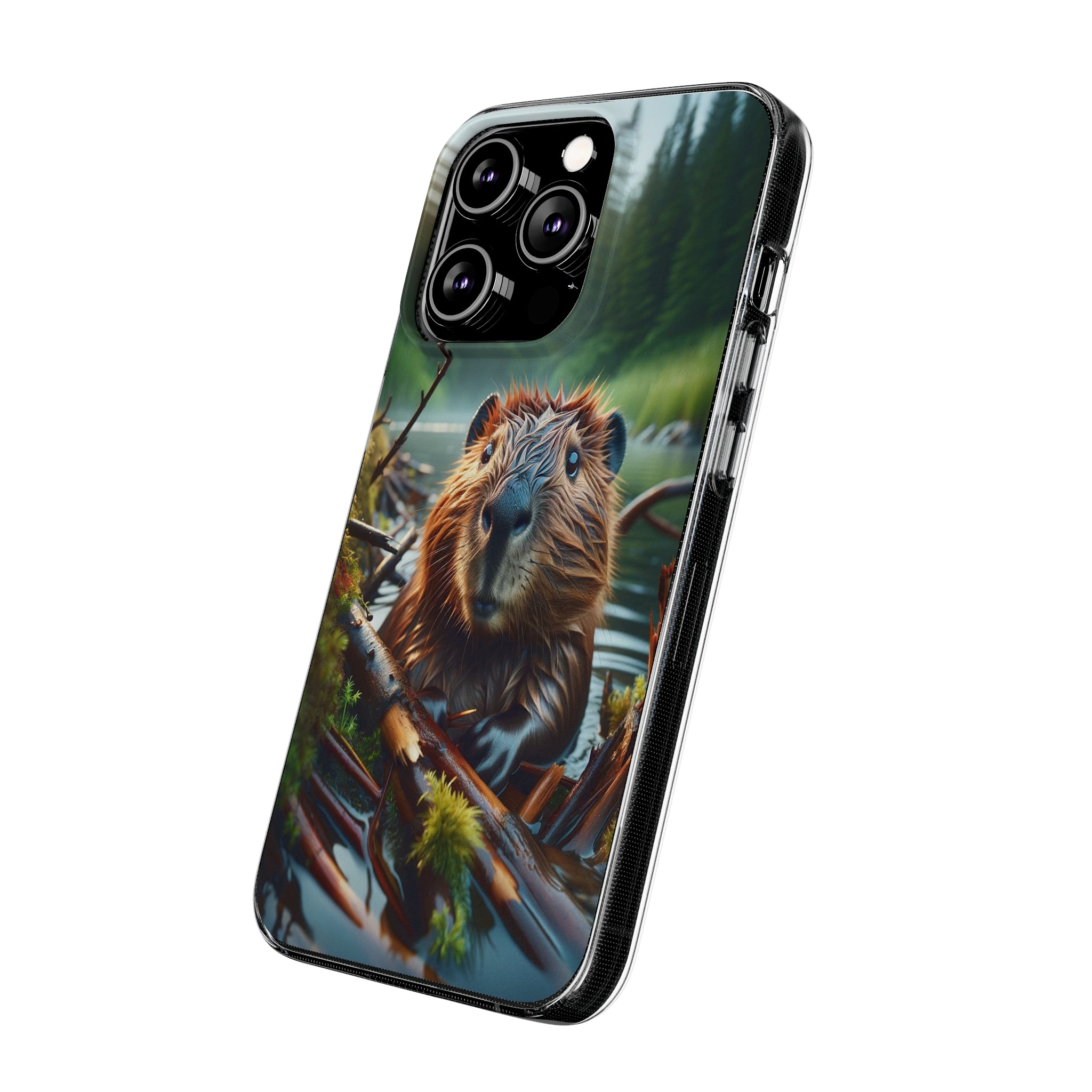 Curious Beaver - Soft Phone Case