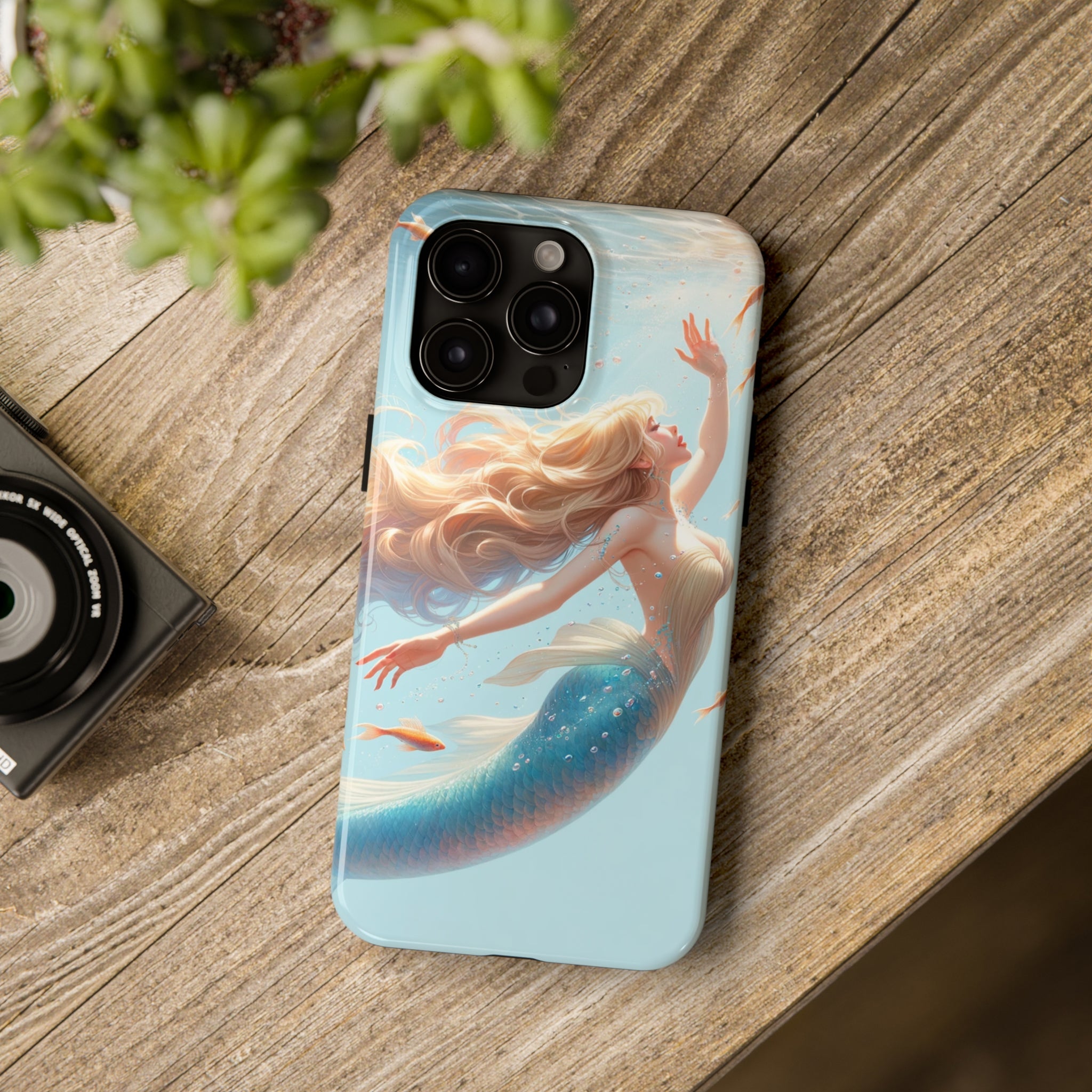 Blond mermaid - Tough Phone Case