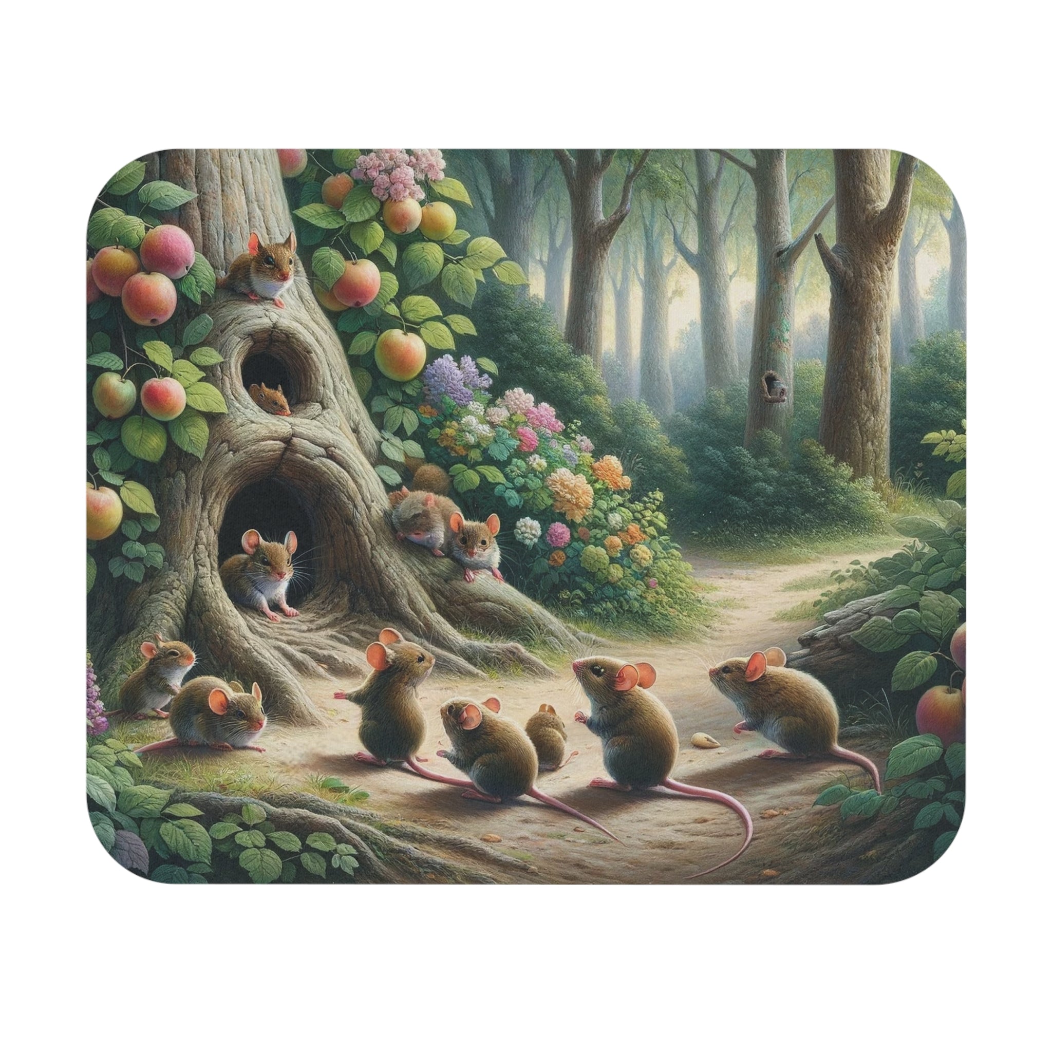 Mice in the forest - Mouse Pad (Rectangle)