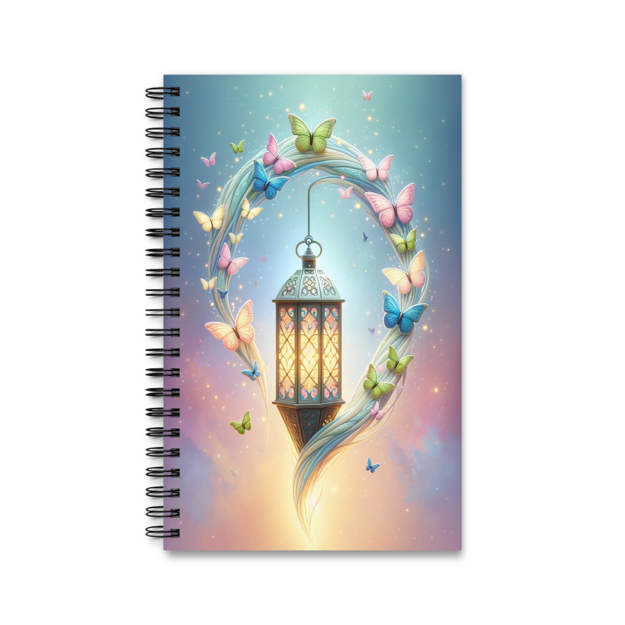 Light & Butterflies Lamp - Spiral Journal (EU)