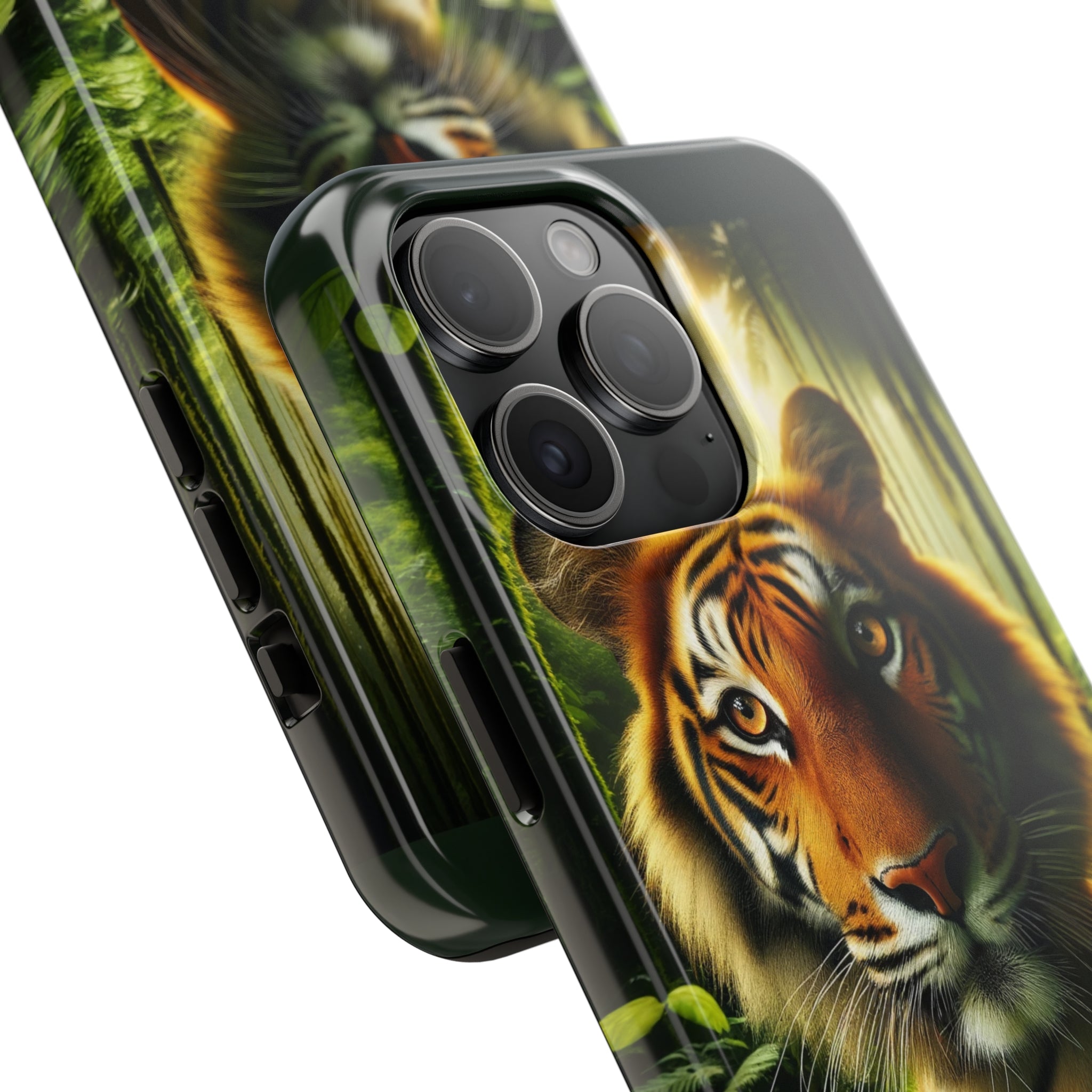 Curious Tiger - Tough Phone Case