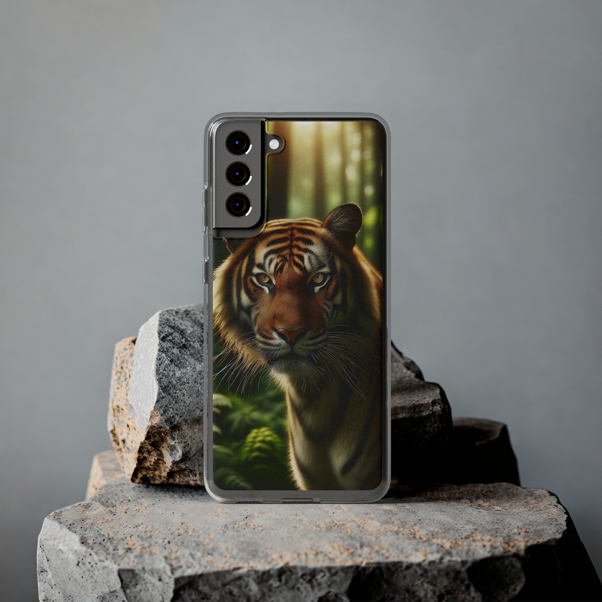 Curious Tiger - Soft Phone Case