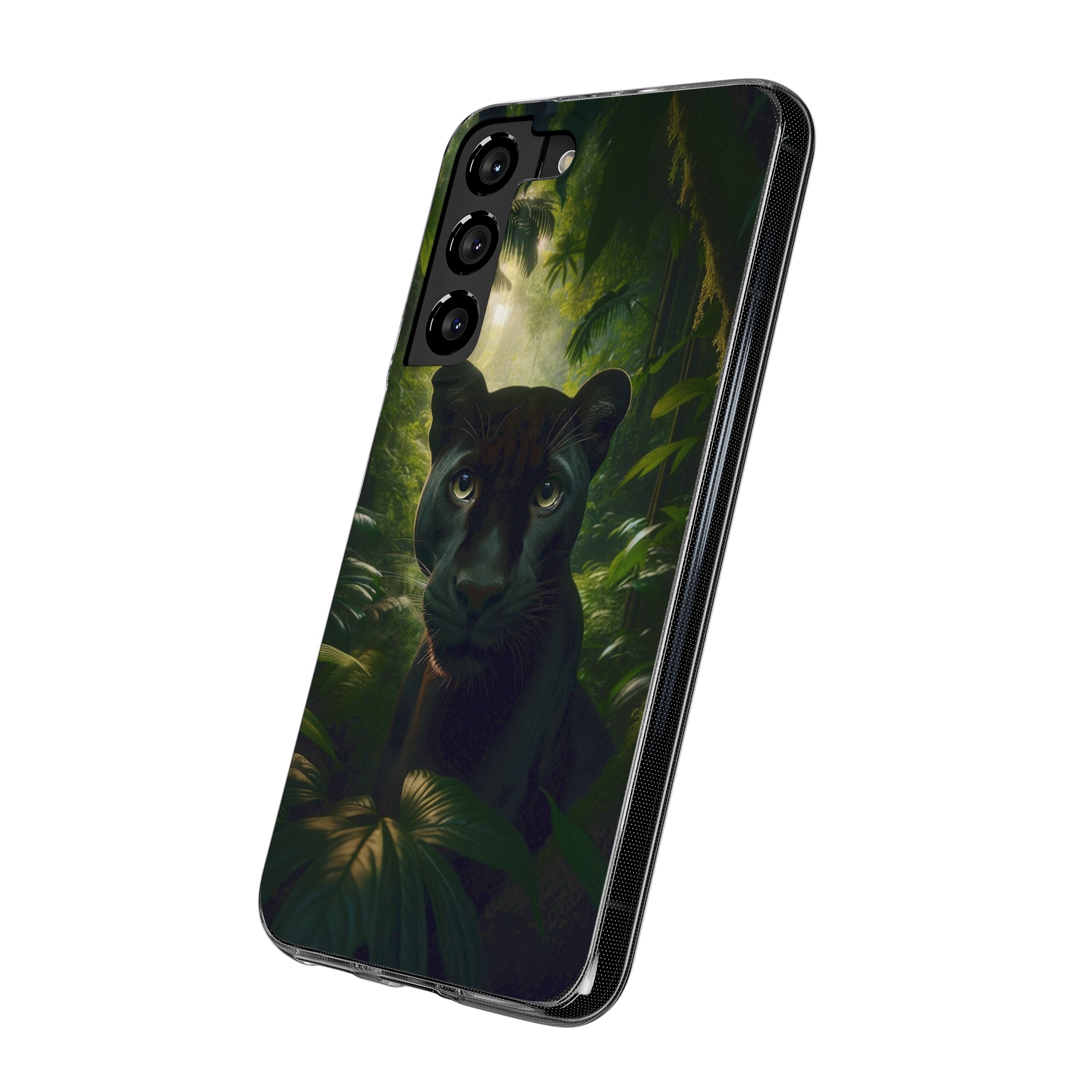 Curious Panther - Soft Phone Case