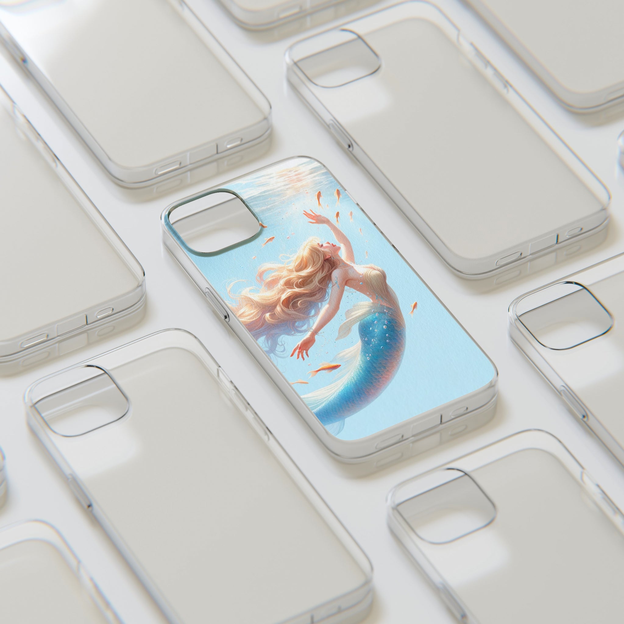 Blond Mermaid - Soft Phone Case