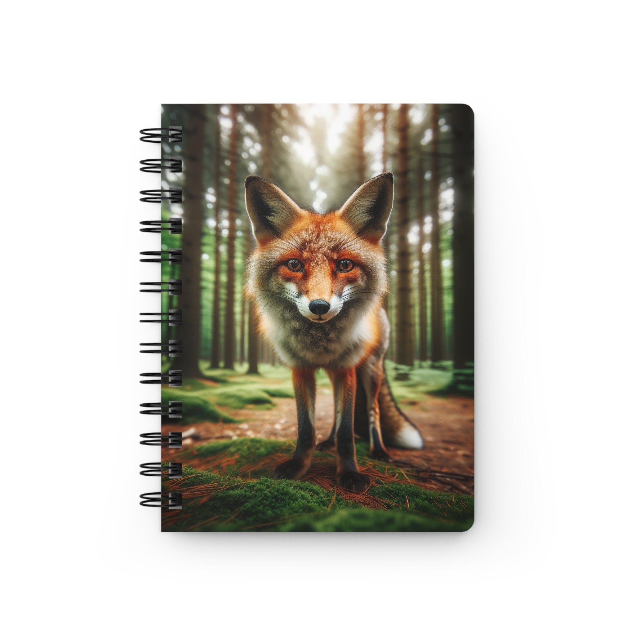 A curious fox - Spiral Notebook