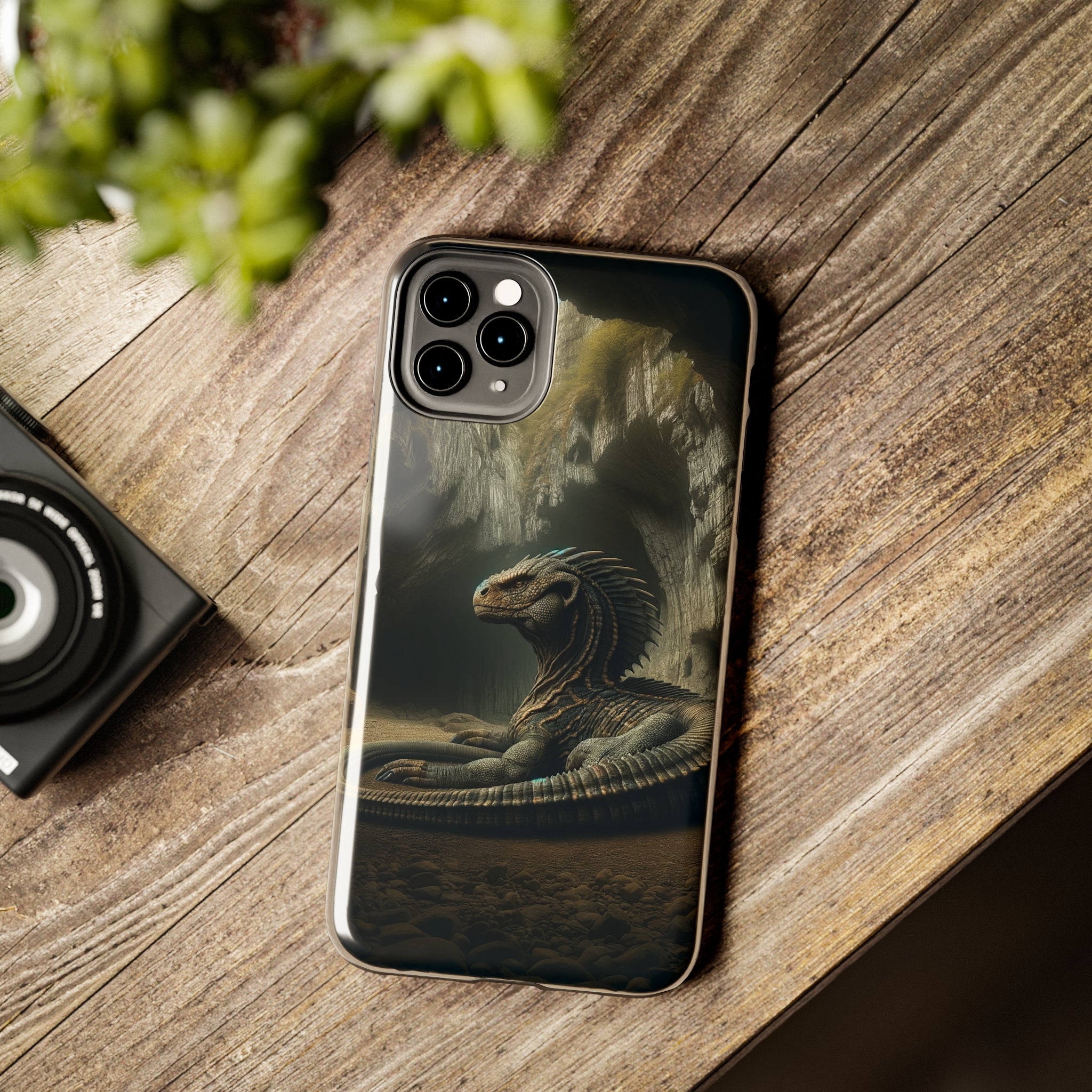 Basilisk in a cave - Tough Phone Case