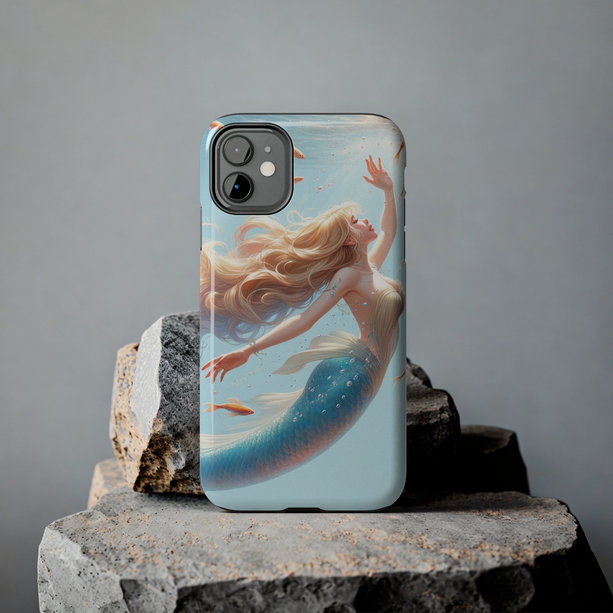 Blond mermaid - Tough Phone Case