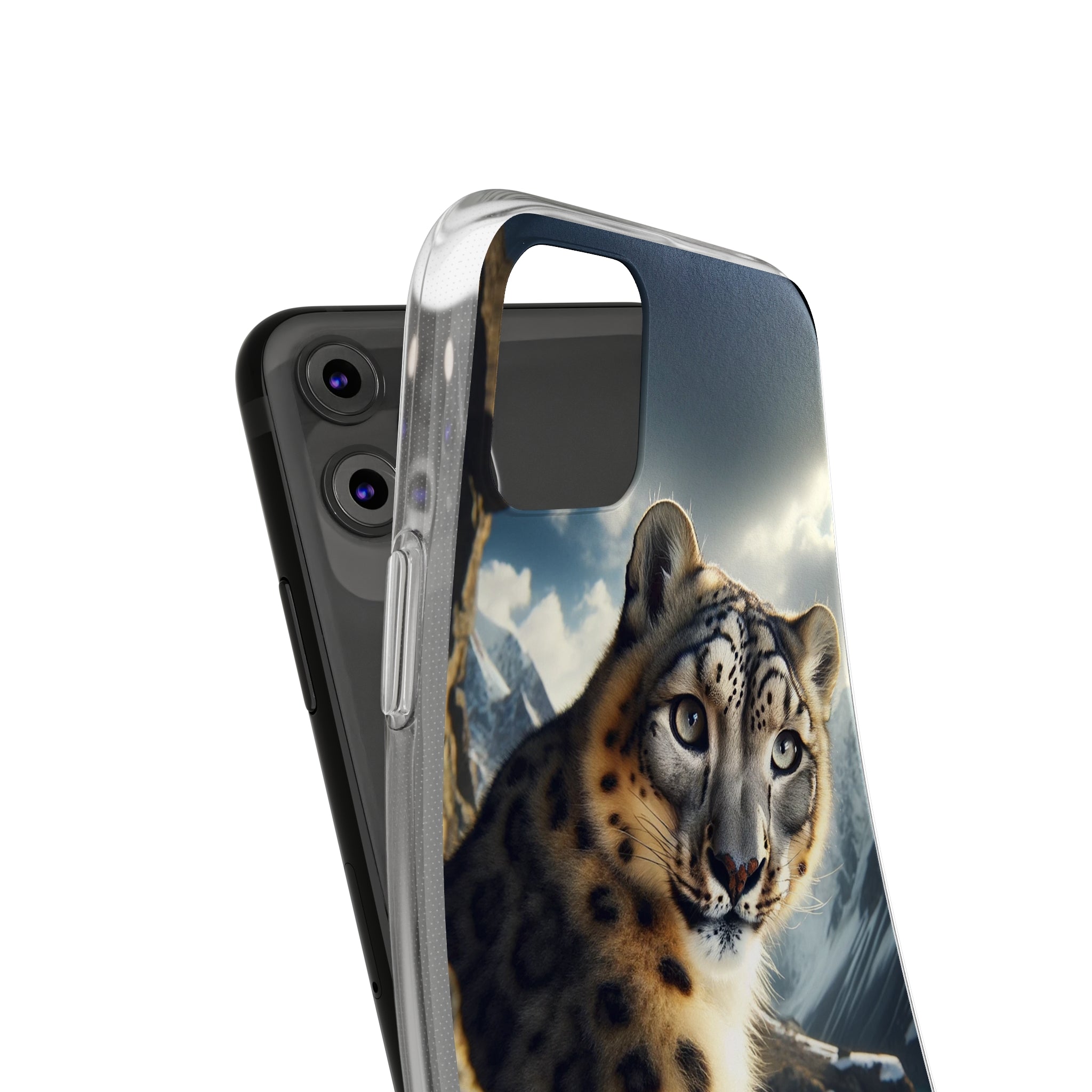 Snow Leopard - Soft Phone Case