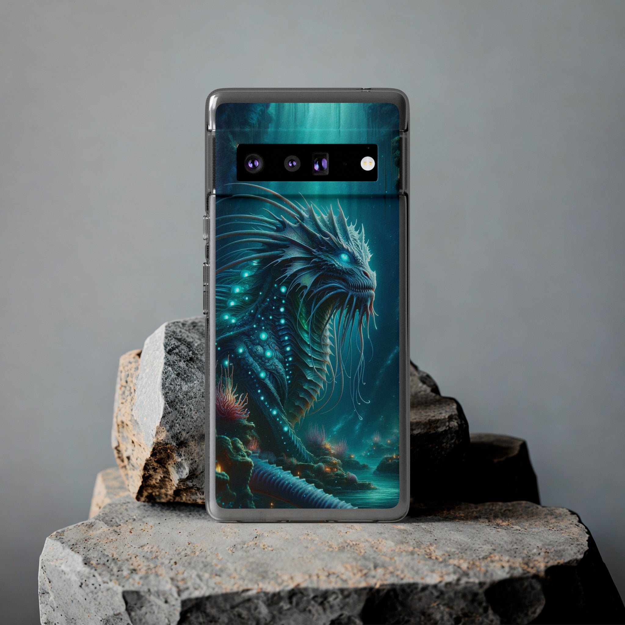 Sea monster - Soft Phone Case