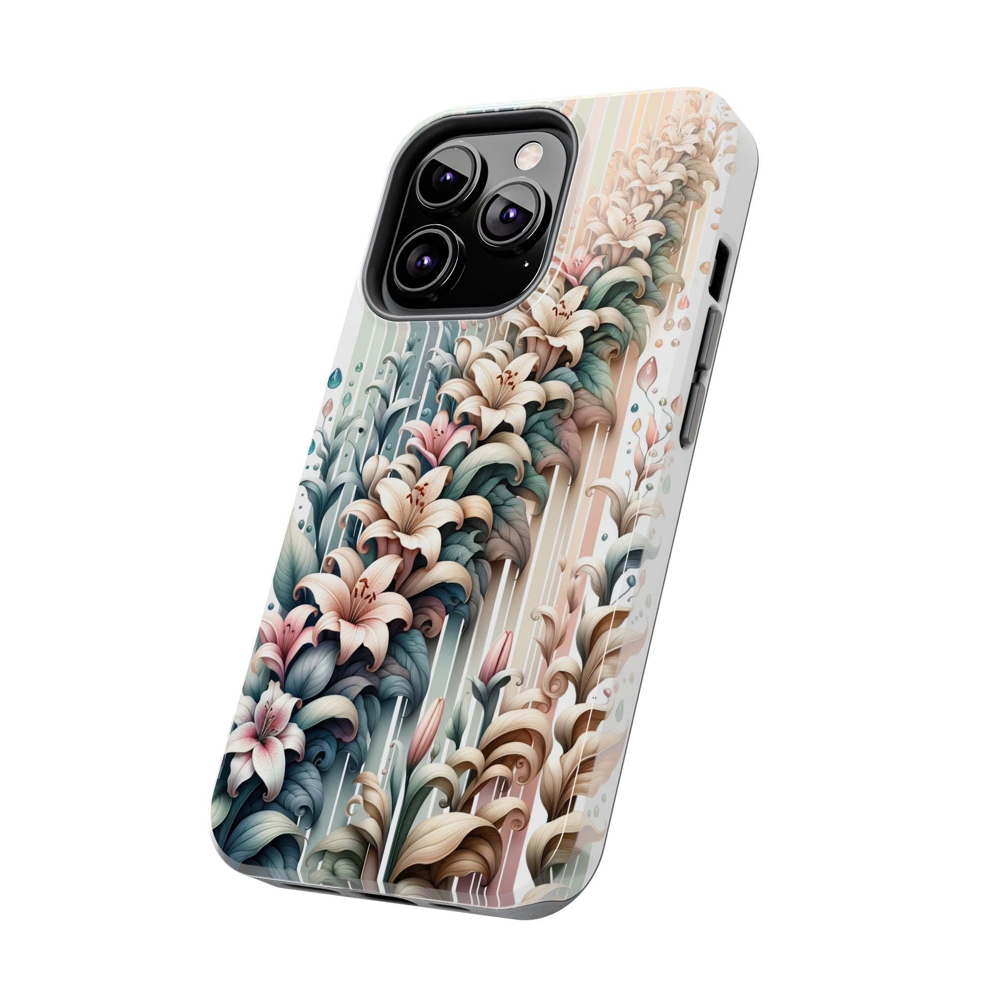 Pastel lilies - Tough Phone Case