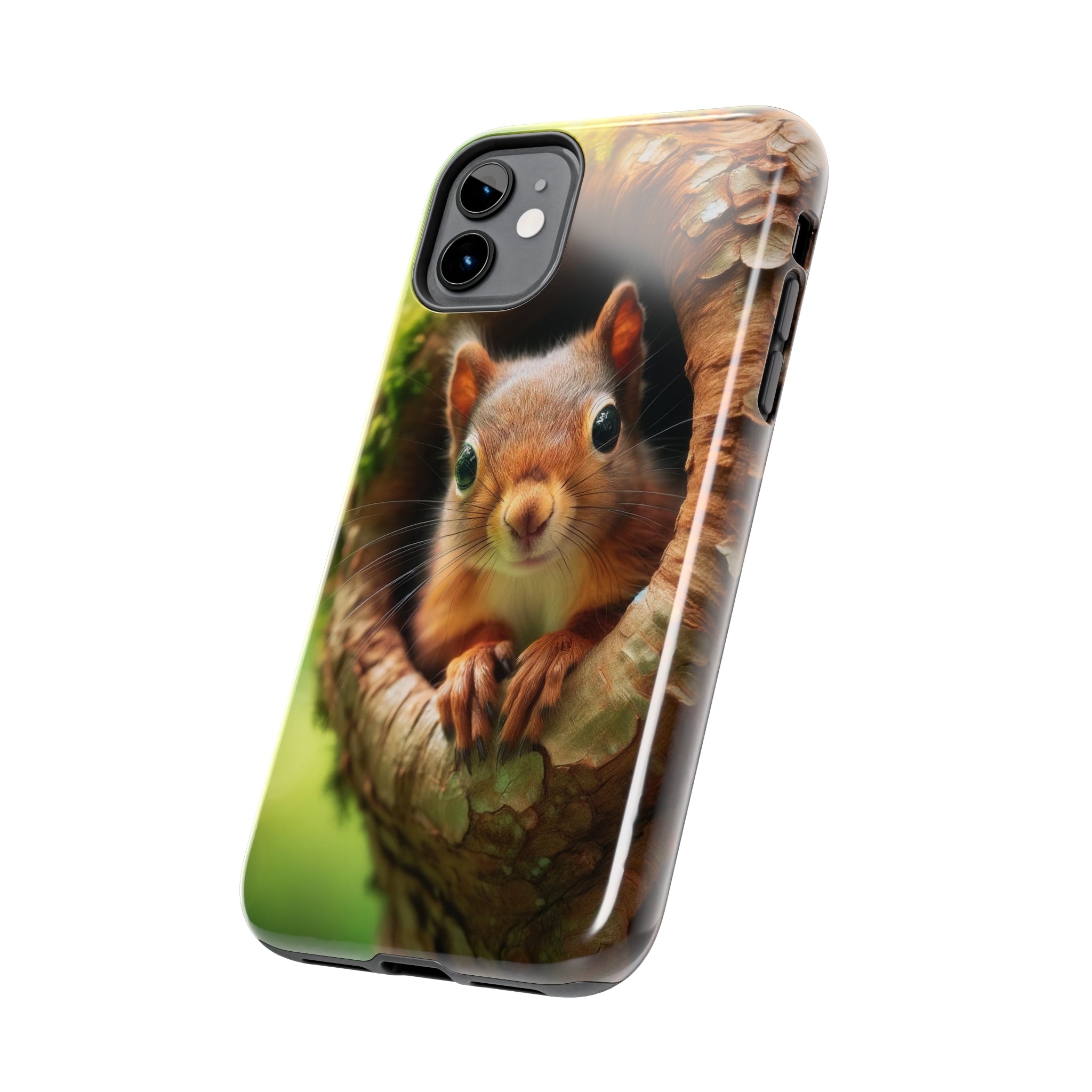 Squirrel in a tree - Tough Phone Case