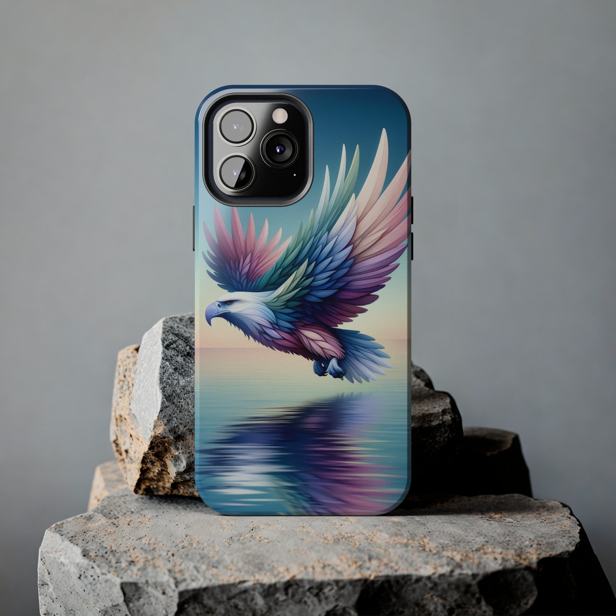 Eagle with colourful feathers - Tough Phone Case