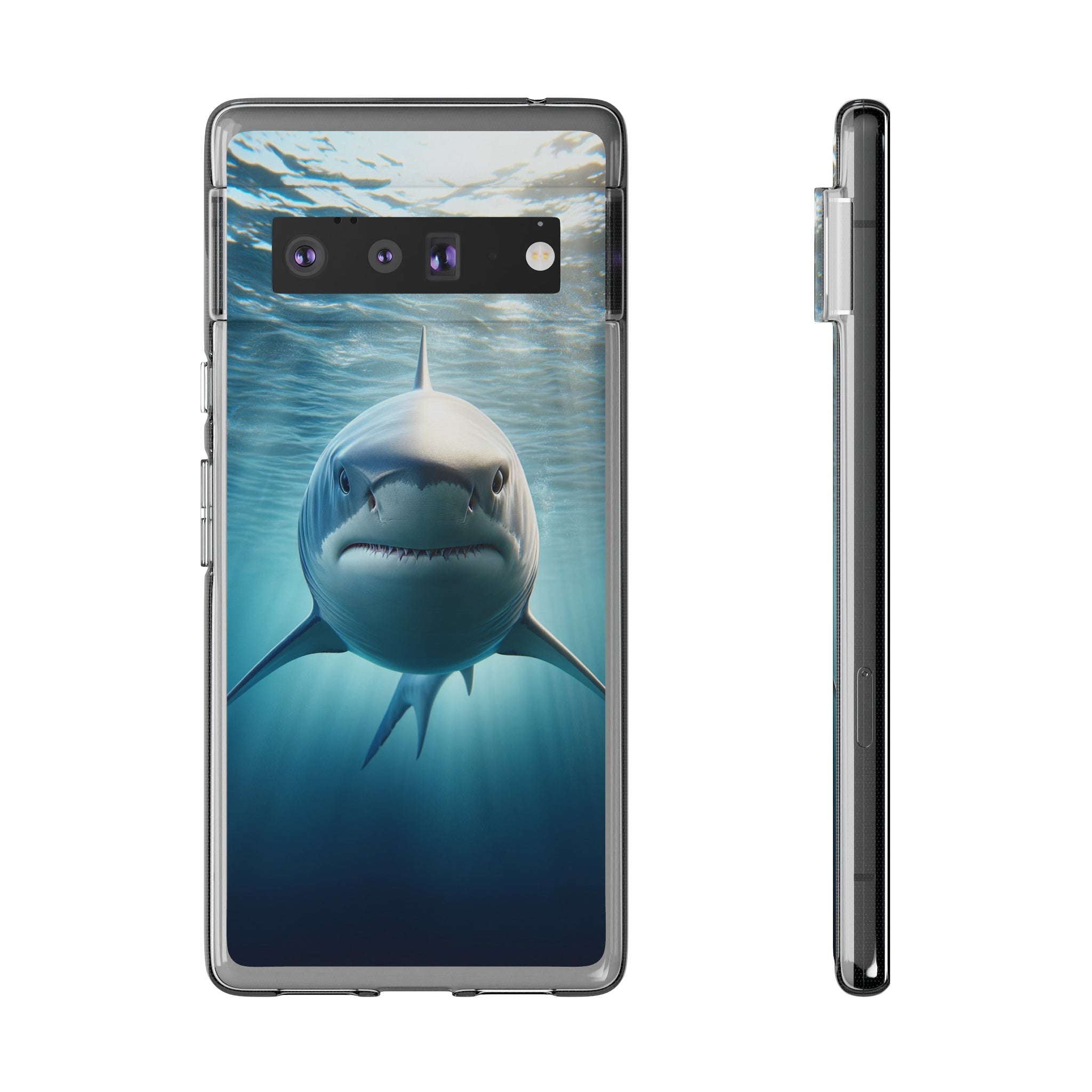 Curious Shark - Soft Phone Case