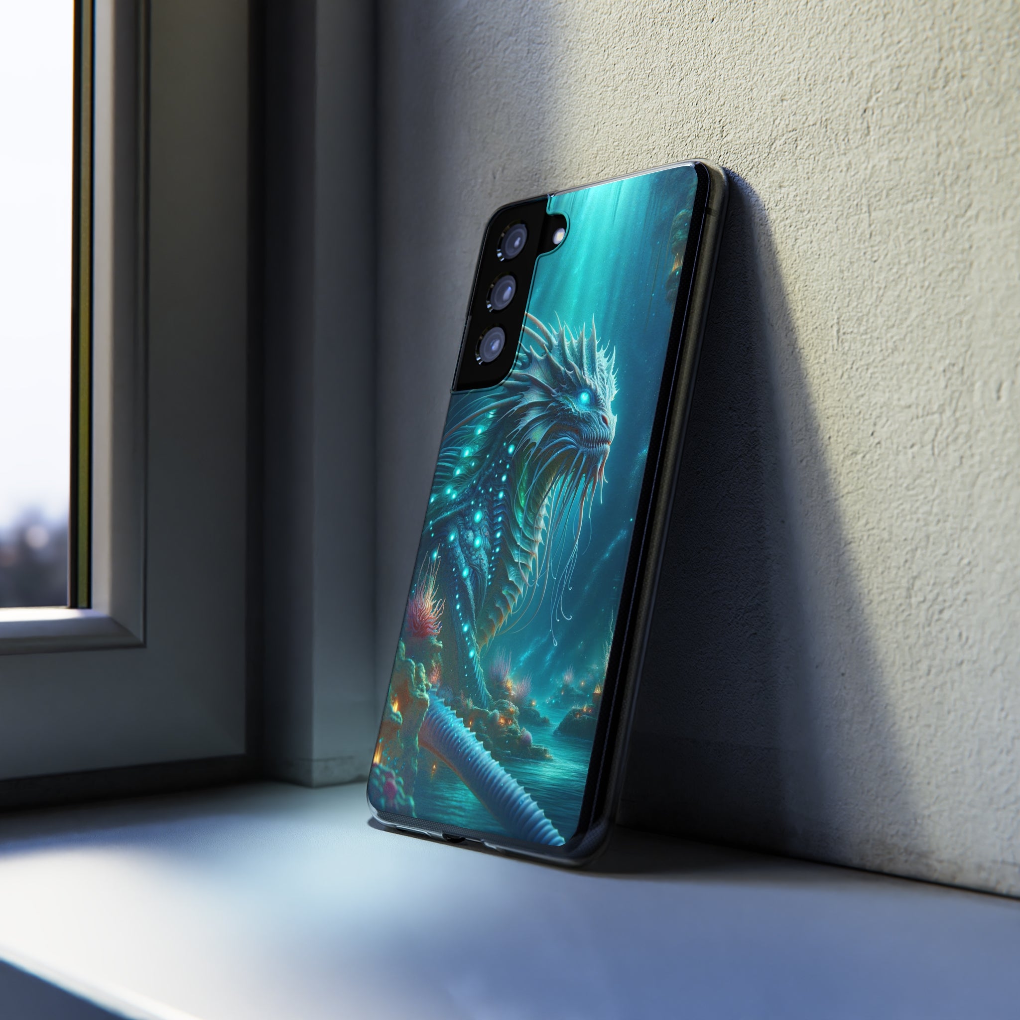 Sea monster - Soft Phone Case