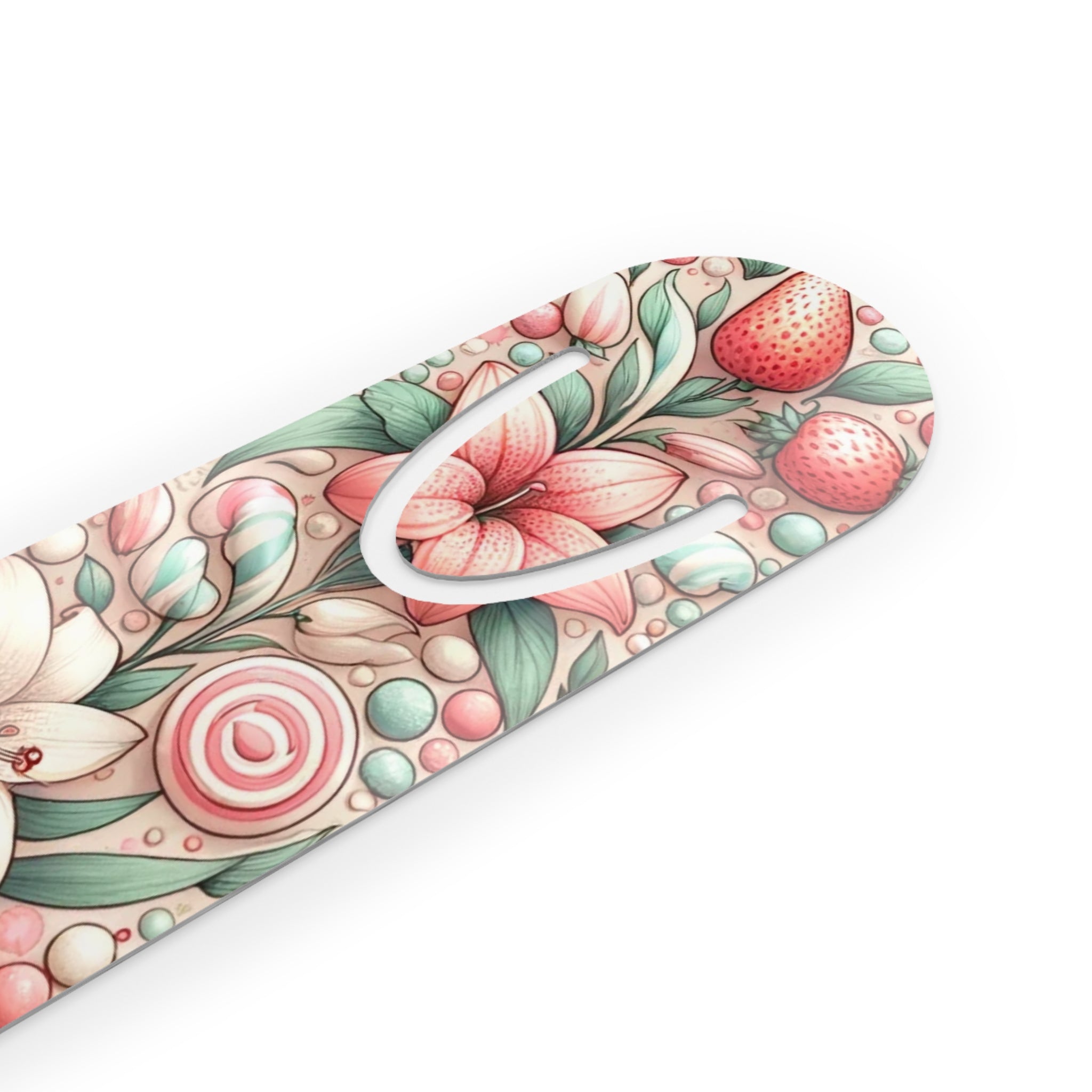 Lilies, strawberries and candies - Bookmark