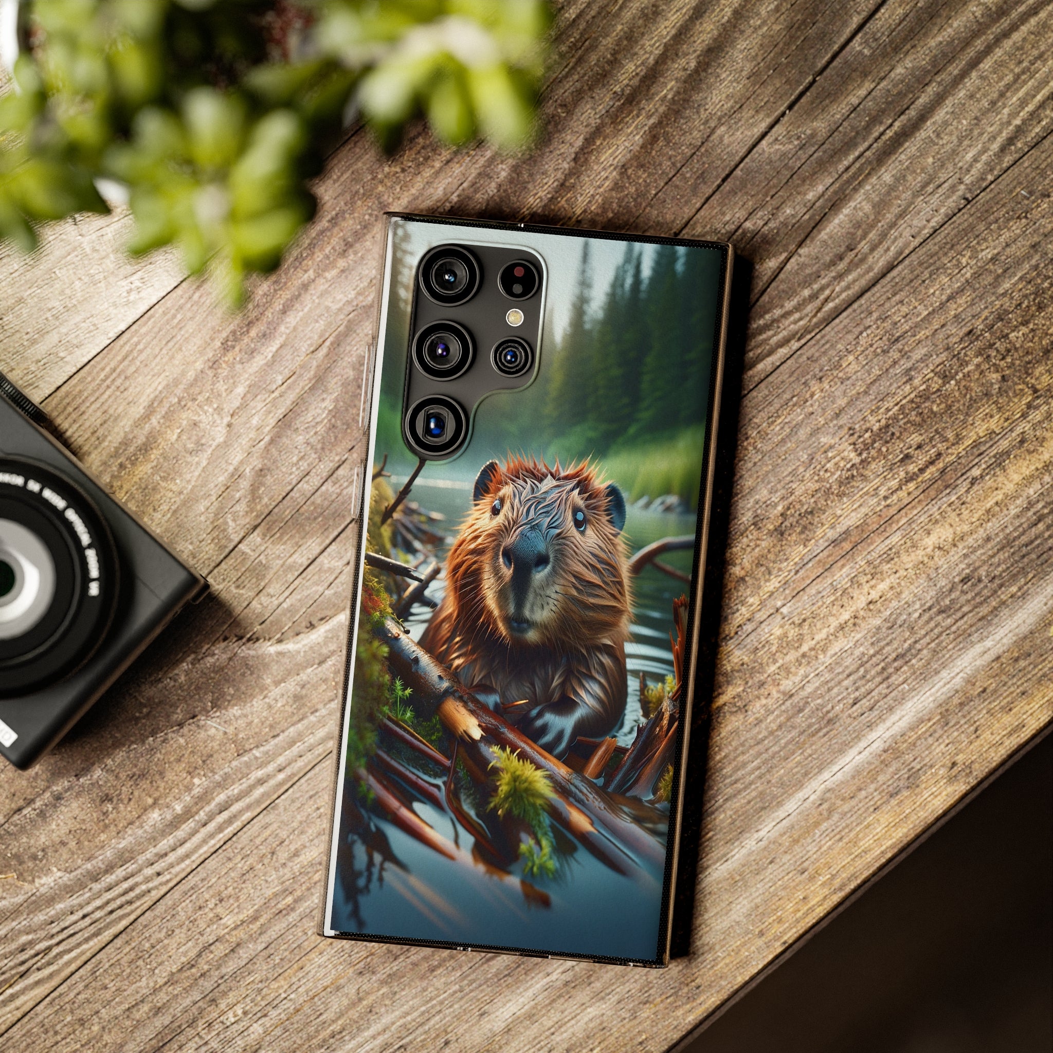 Curious Beaver - Soft Phone Case