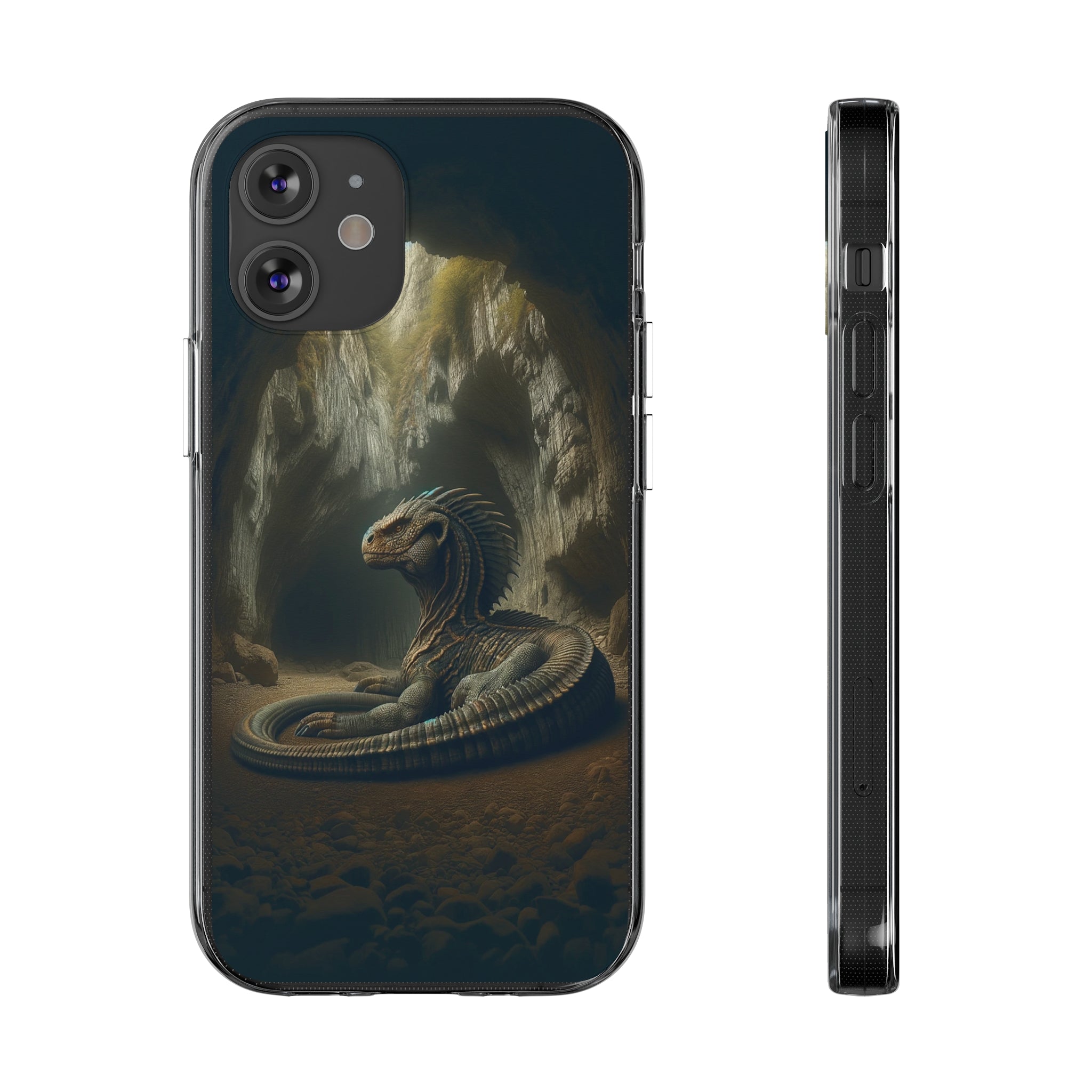 Basilisk in a cave - Soft Phone Case