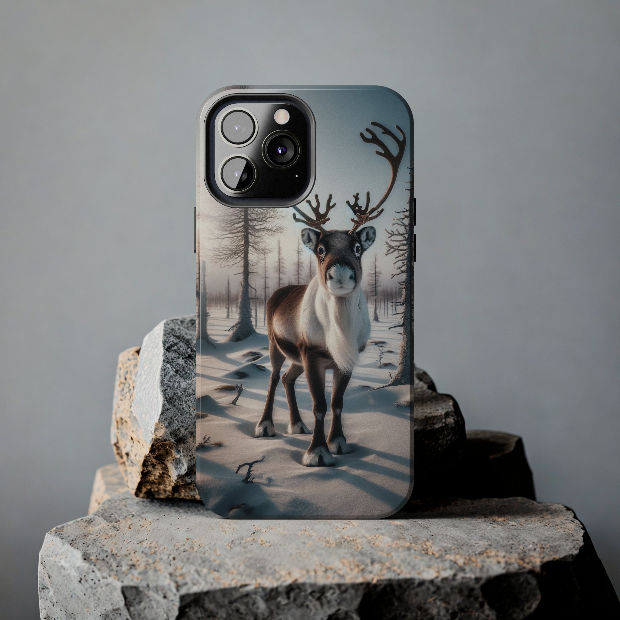 Curious reindeer - Tough Phone Case