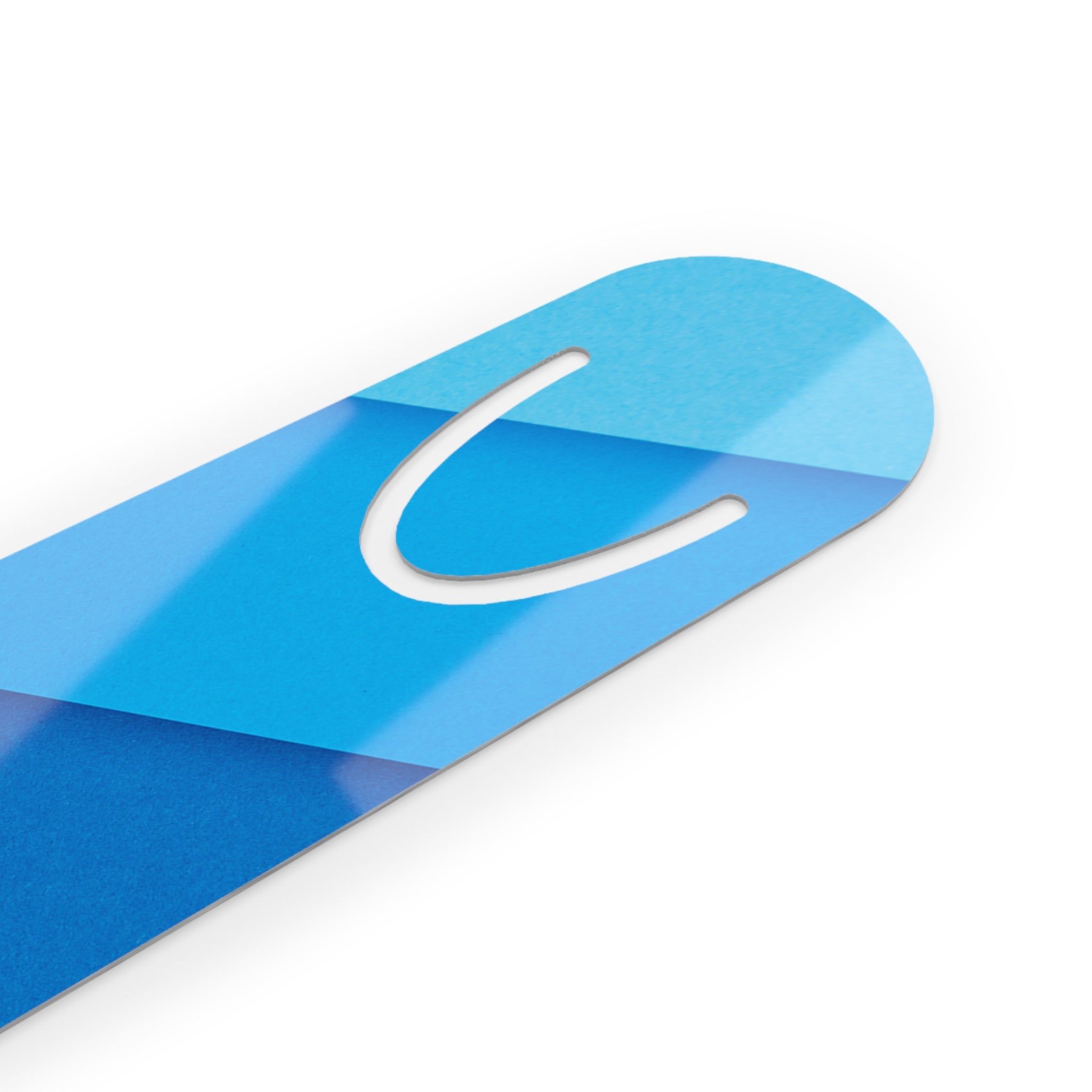 Blue, diagonal shades 2 - Bookmark