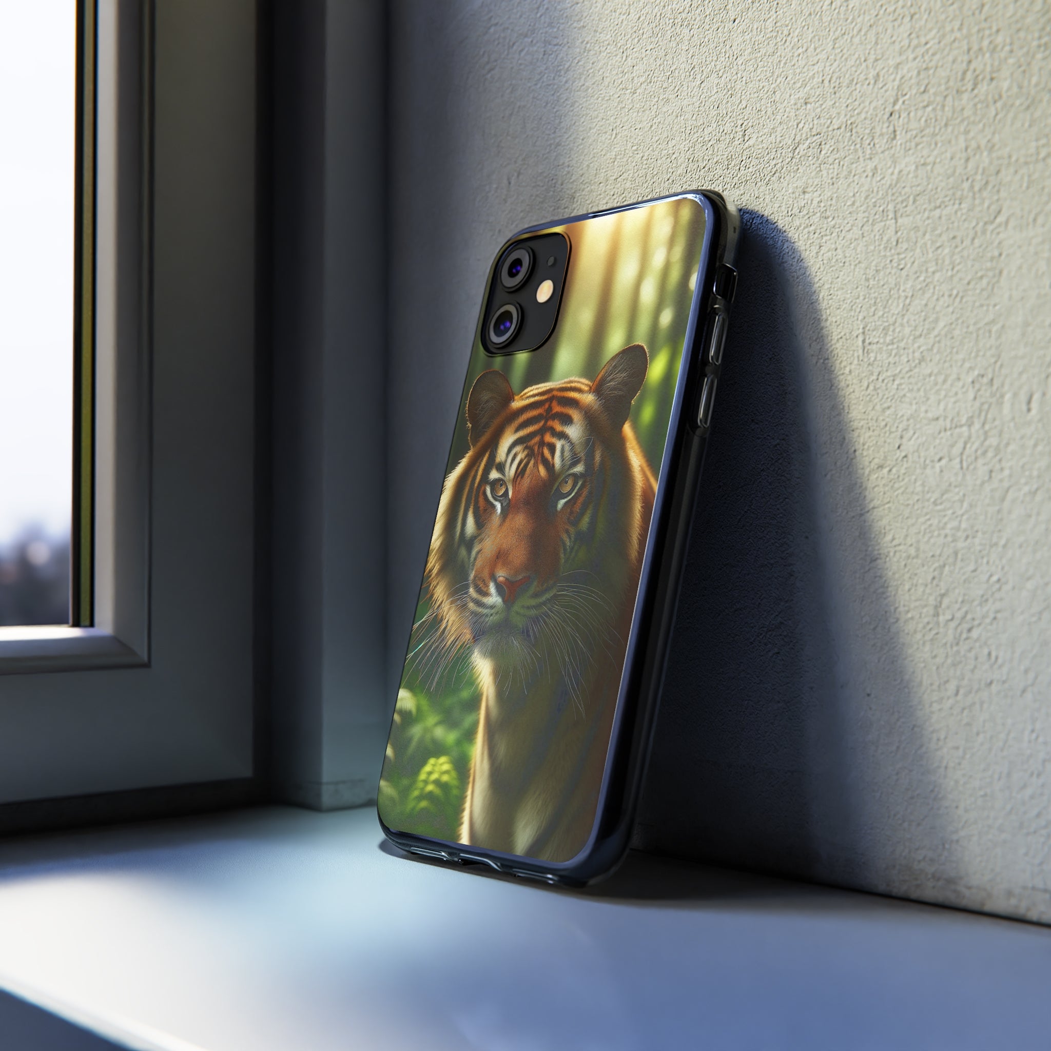 Curious Tiger - Soft Phone Case